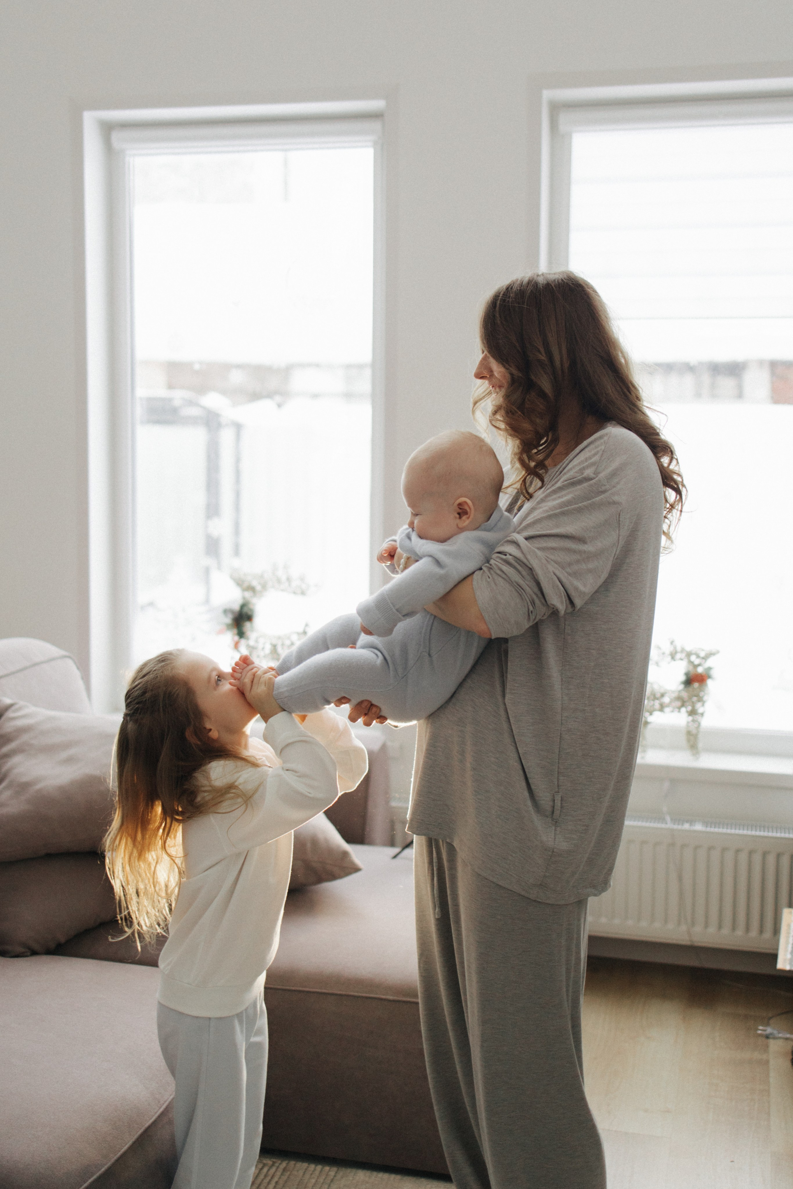 Зима в доме. Семейный фотограф Москва Наталия Осьмакова