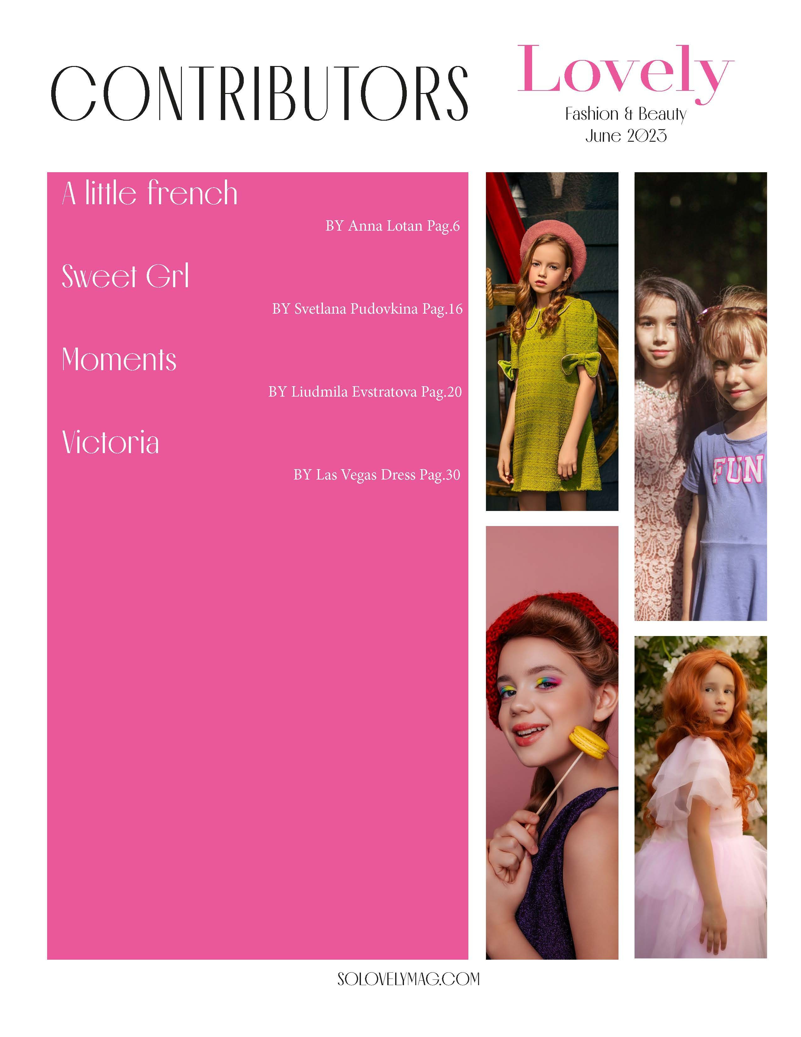 LOVELY MAGAZINE (PREMIUM Publication, Madrid, Spain). Фотограф Тольятти Светлана Пудовкина