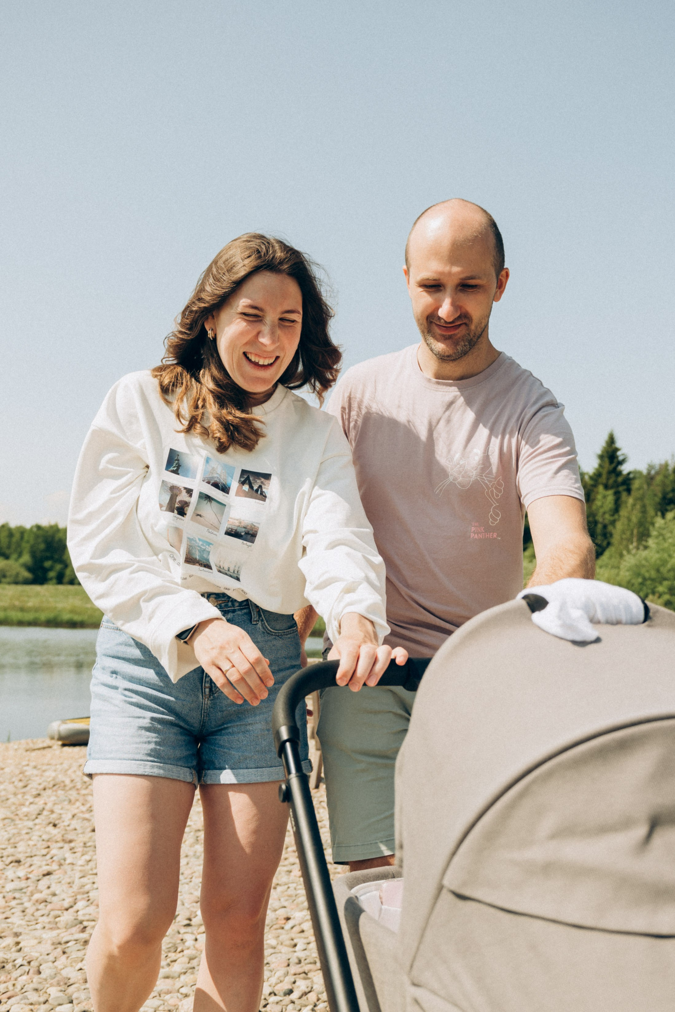 Женя, Аня и Машуня в Лугах