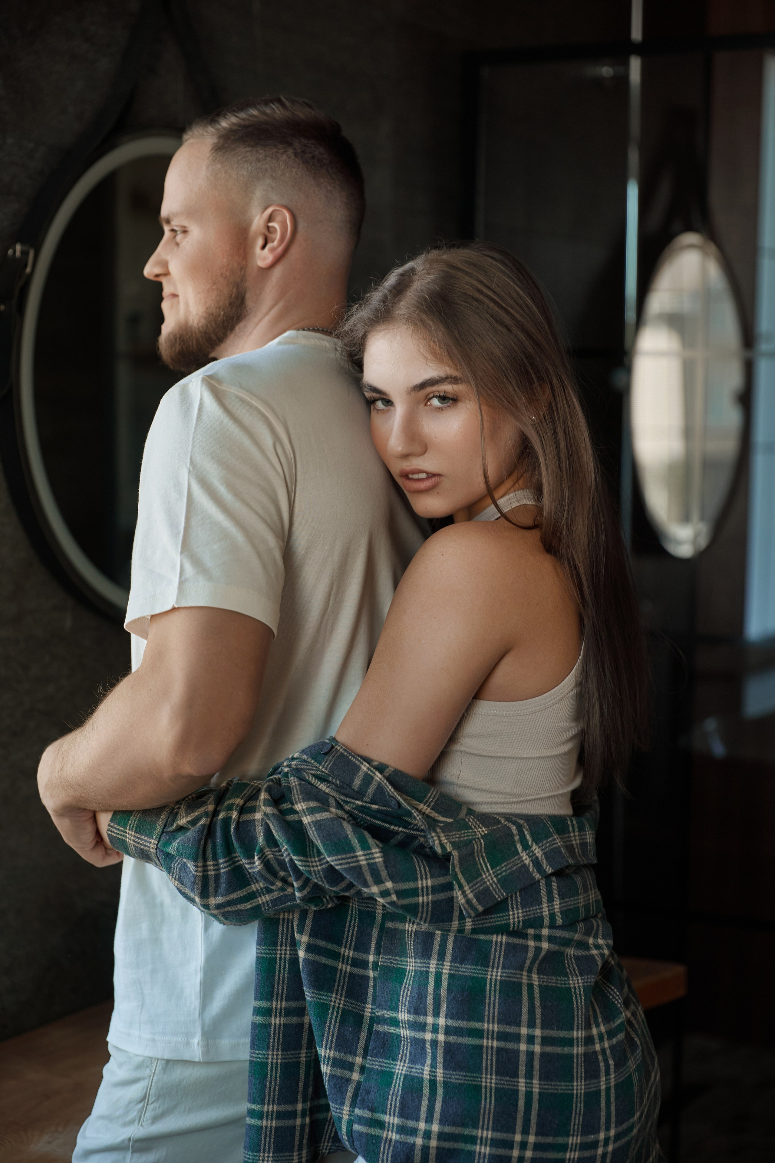 Дмитрий и Алина. Фотограф женского портрета, беременности и материнства Харькова Елена