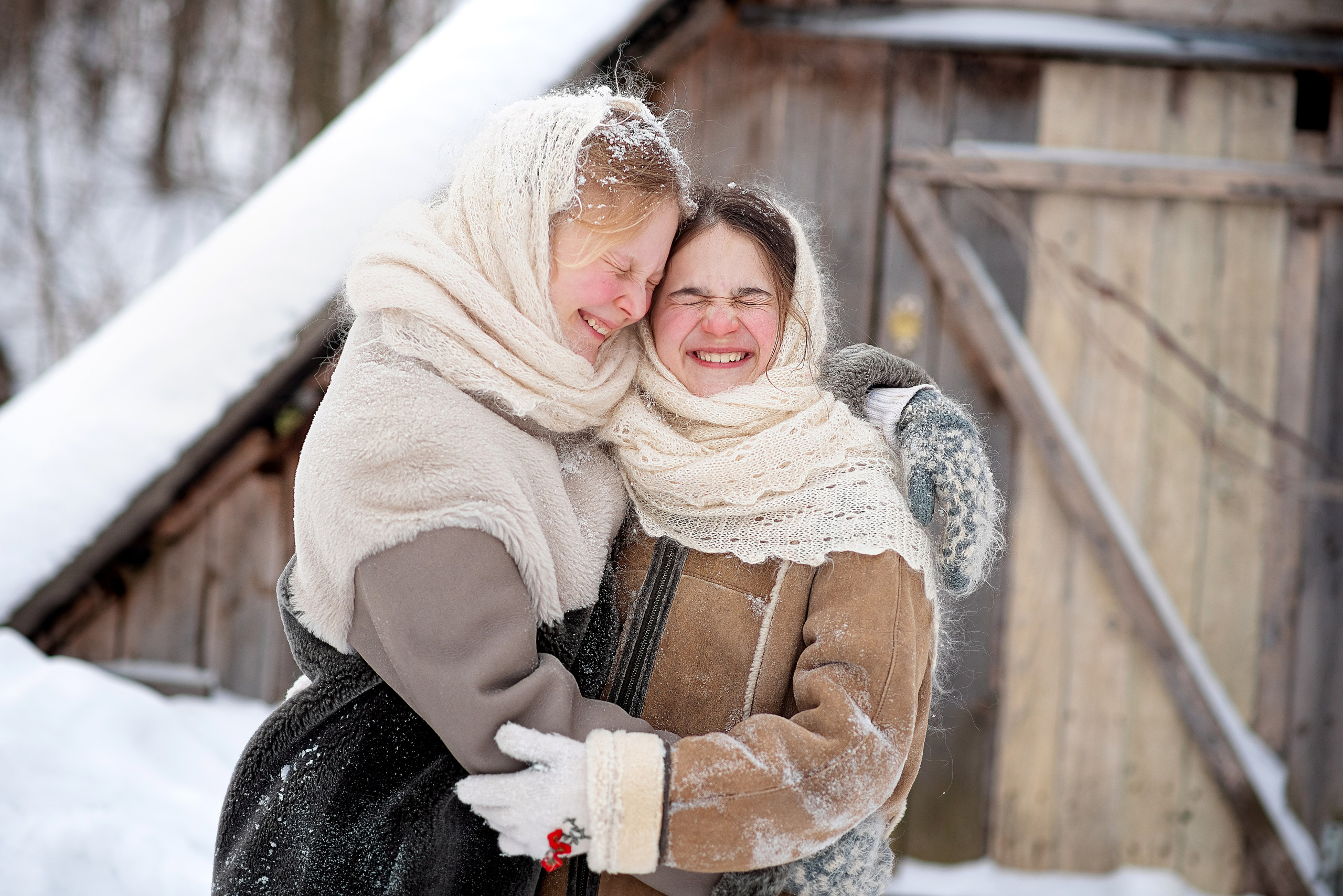 Тематическая семейная фотосессия в деревне. Семейный и детский фотограф в Туле Светлана Воронкова