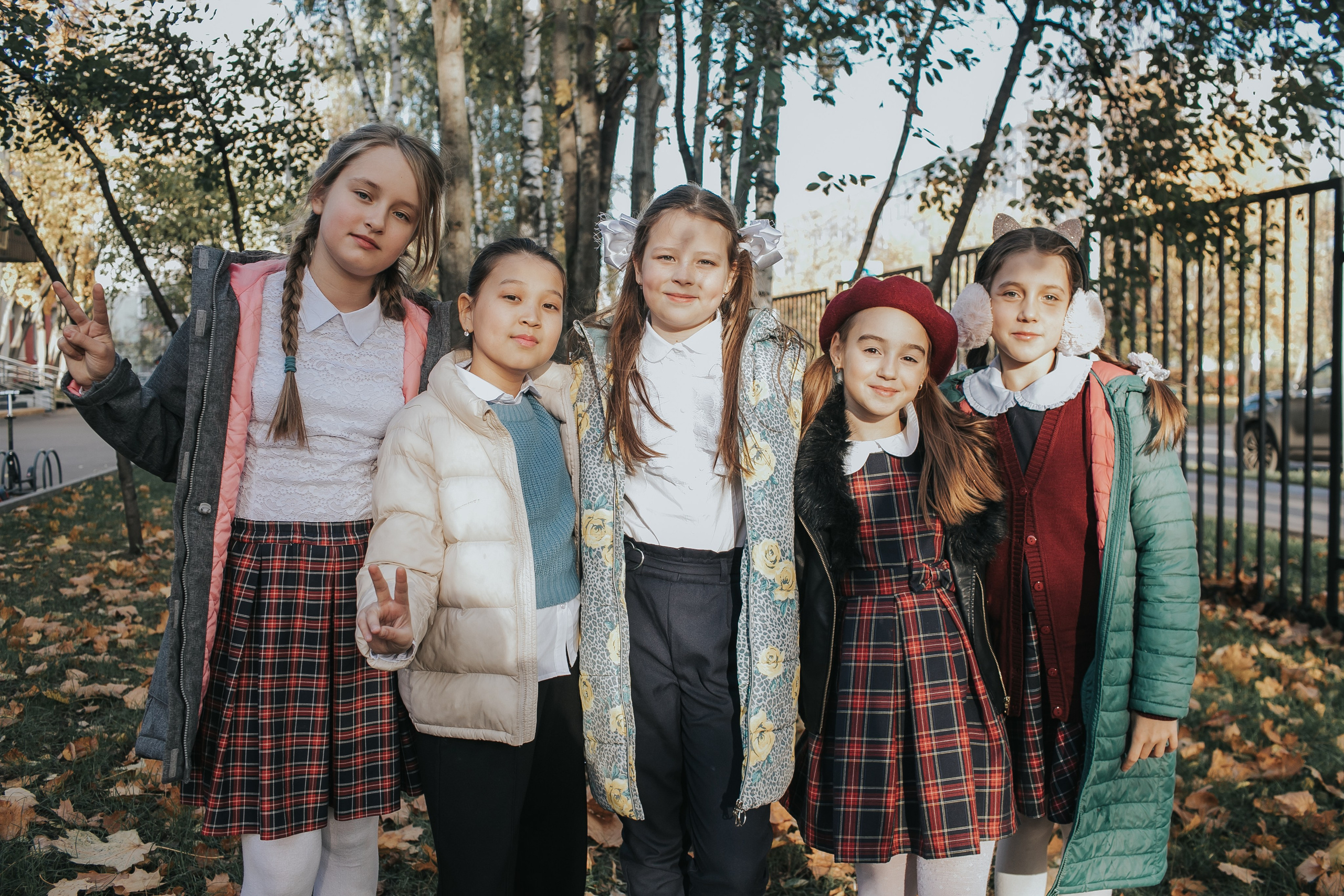 Осенняя съемка 4 класса для Выпускных альбомов. Семейный фотограф в Москве Наталья Чуб, заказать Фотокнигу