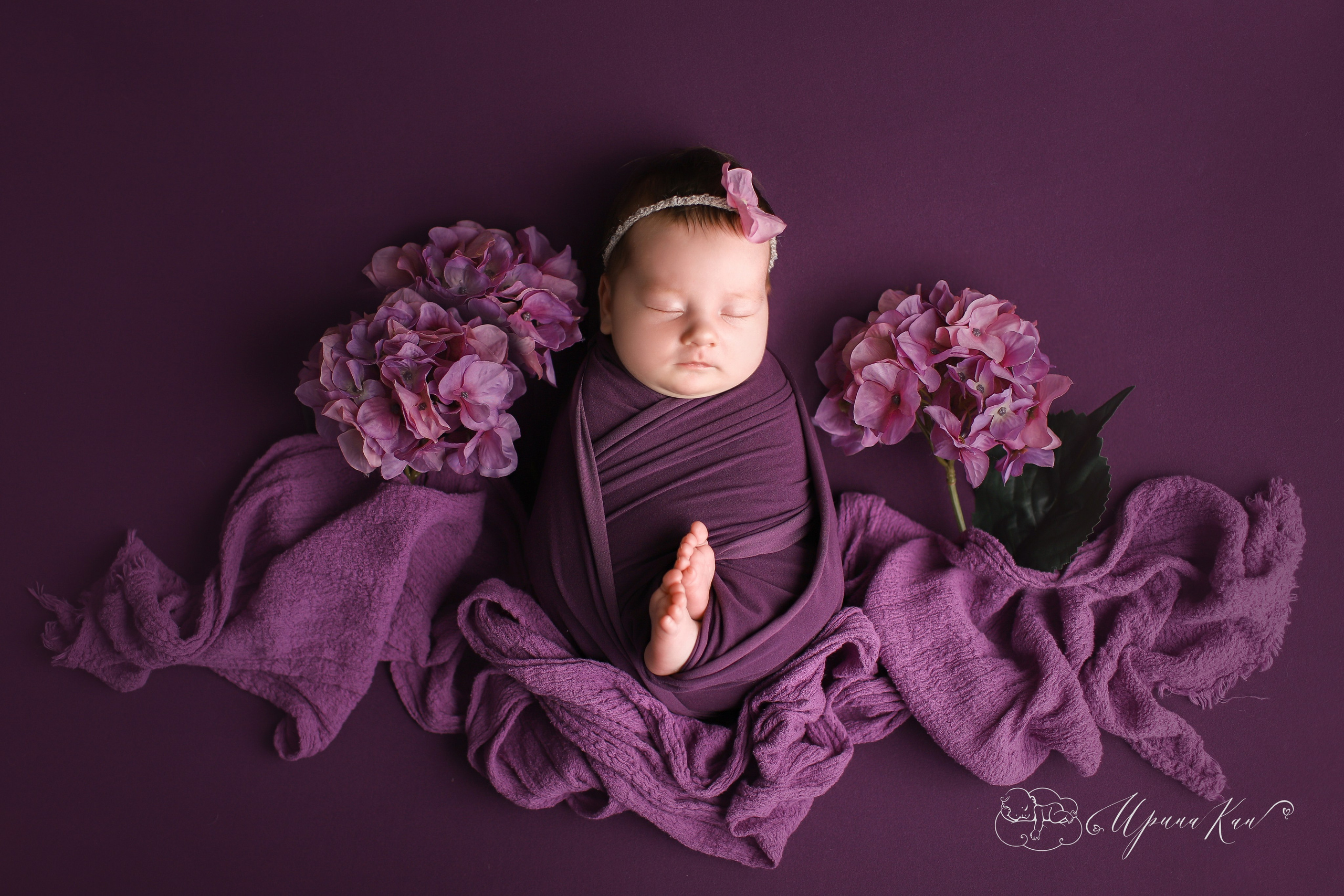 Мини съемка новорожденные девочки. Ирина Кан Фотограф новорожденных в Екатеринбурге