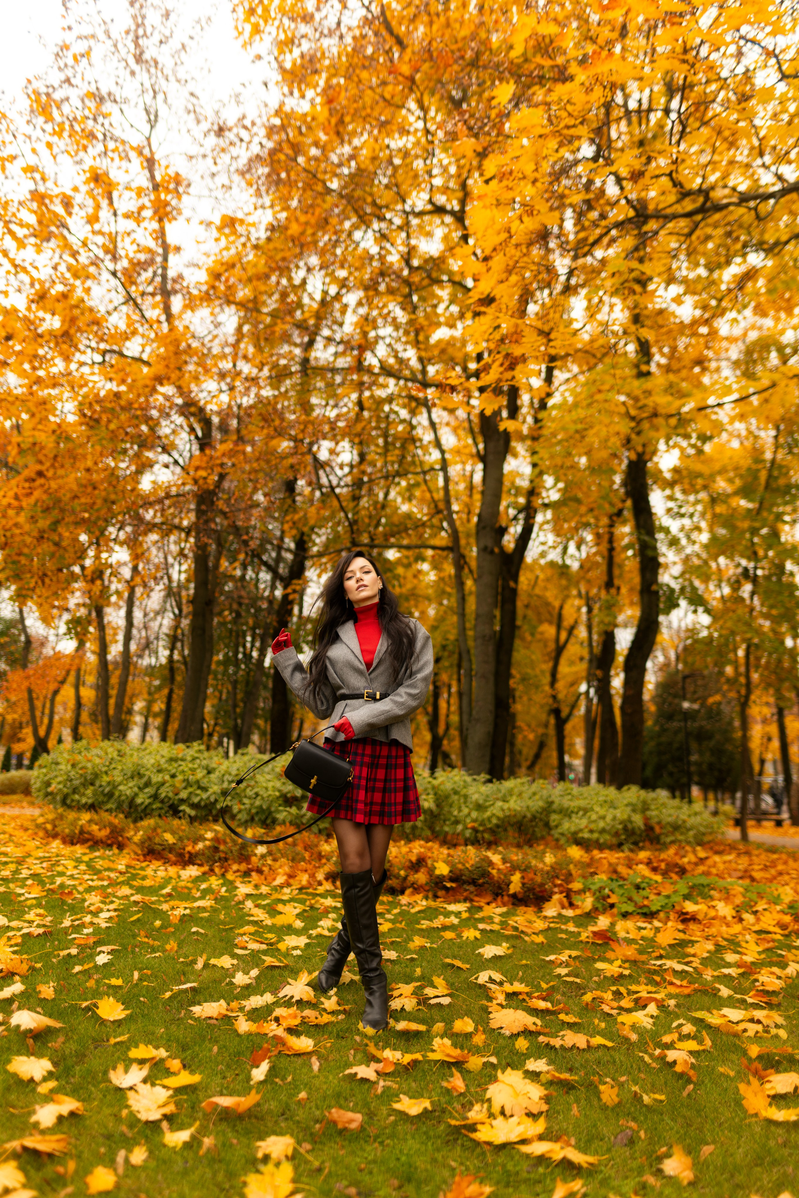Фотосет с Екатериной в парке на осеннюю тему для «себя»