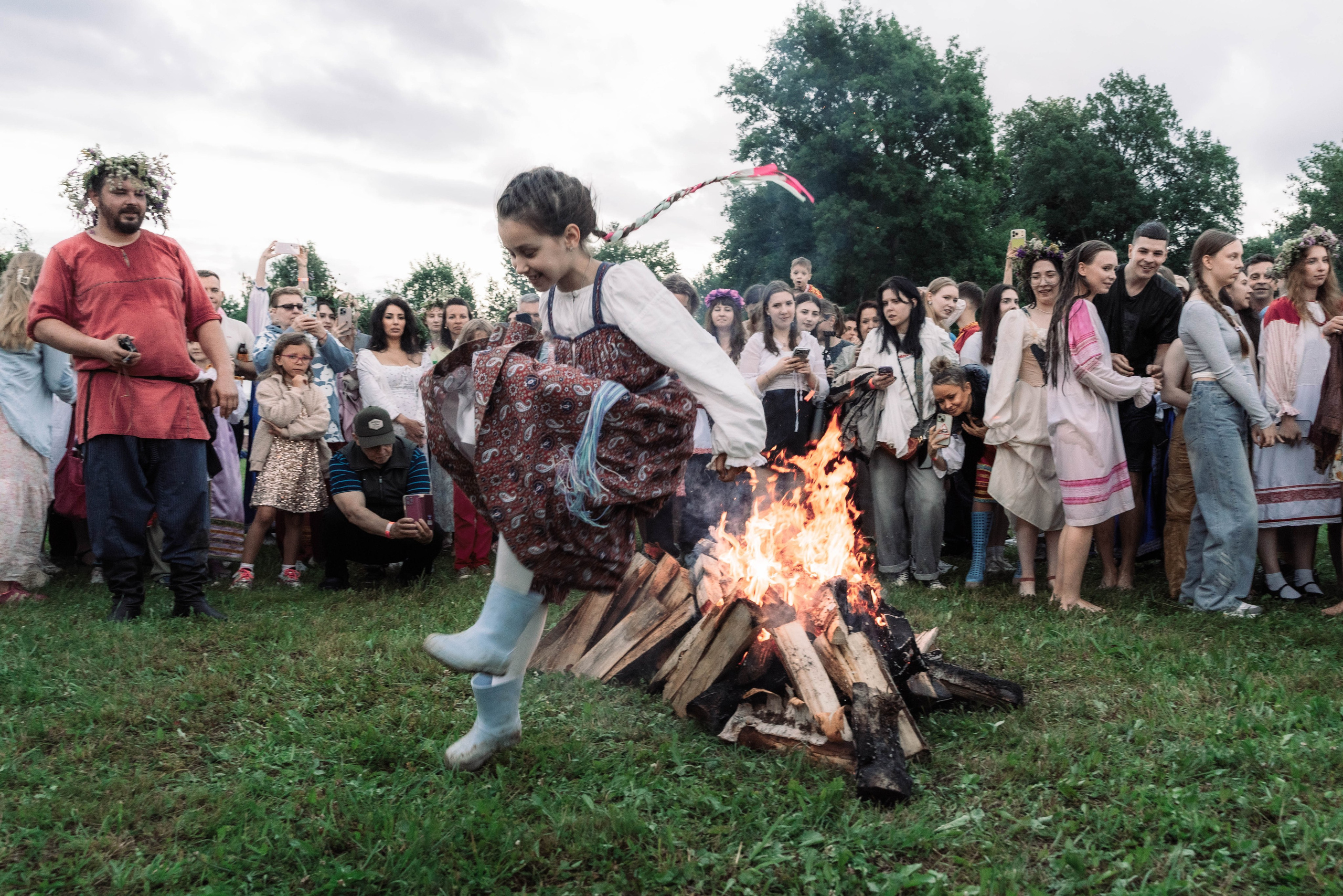 ИВАНА КУПАЛА // УСАДЬБА МАРЬИНО. Репортажный фотограф в Санкт-Петербурге Авдотья Благовещенская