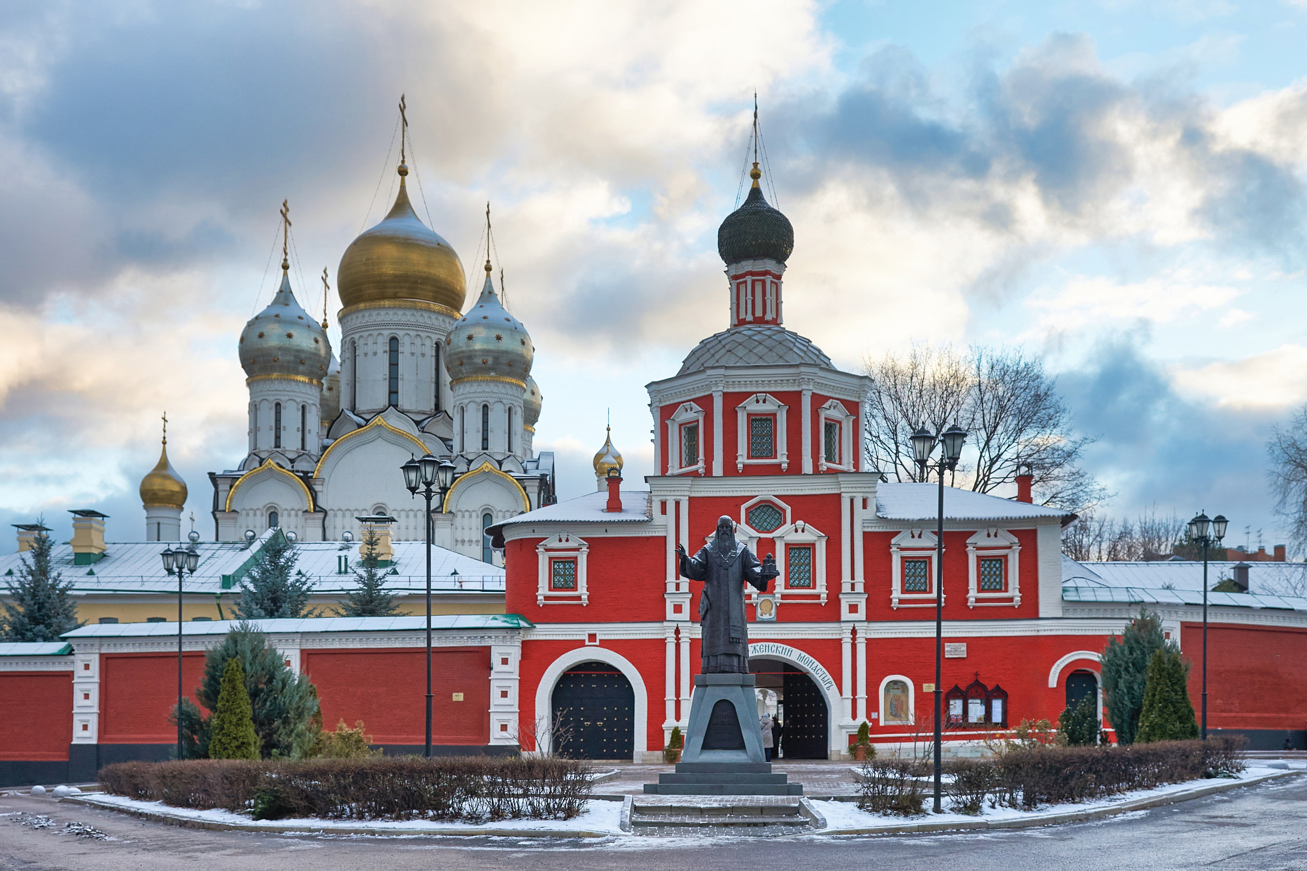 Крещение в Зачатьевском женском монастыре