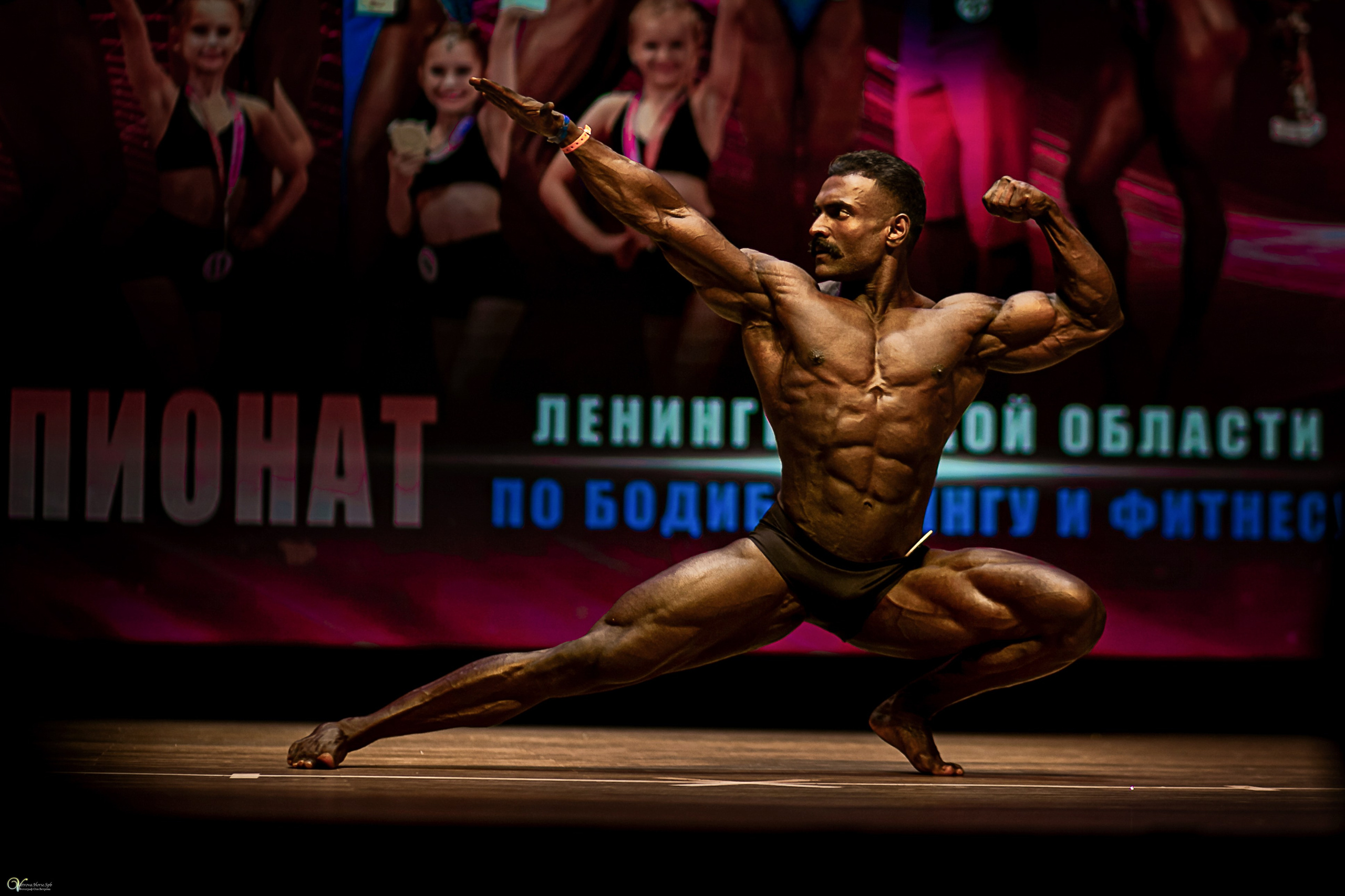 Чемпионат по бодибилдингу 2025. Фотограф женский и мужской портрет Санкт-Петербург