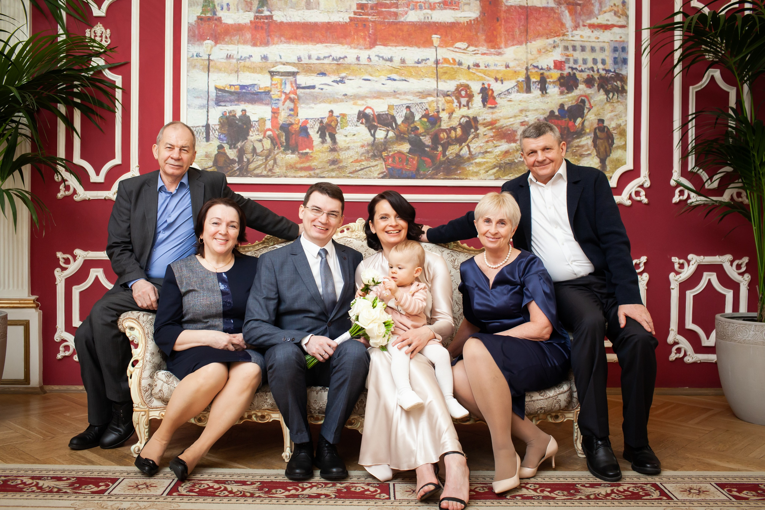 Съемка регистрации в Грибоедовском ЗАГСе. Фотографы в Москве Светлана Устинова и Сергей Грачев