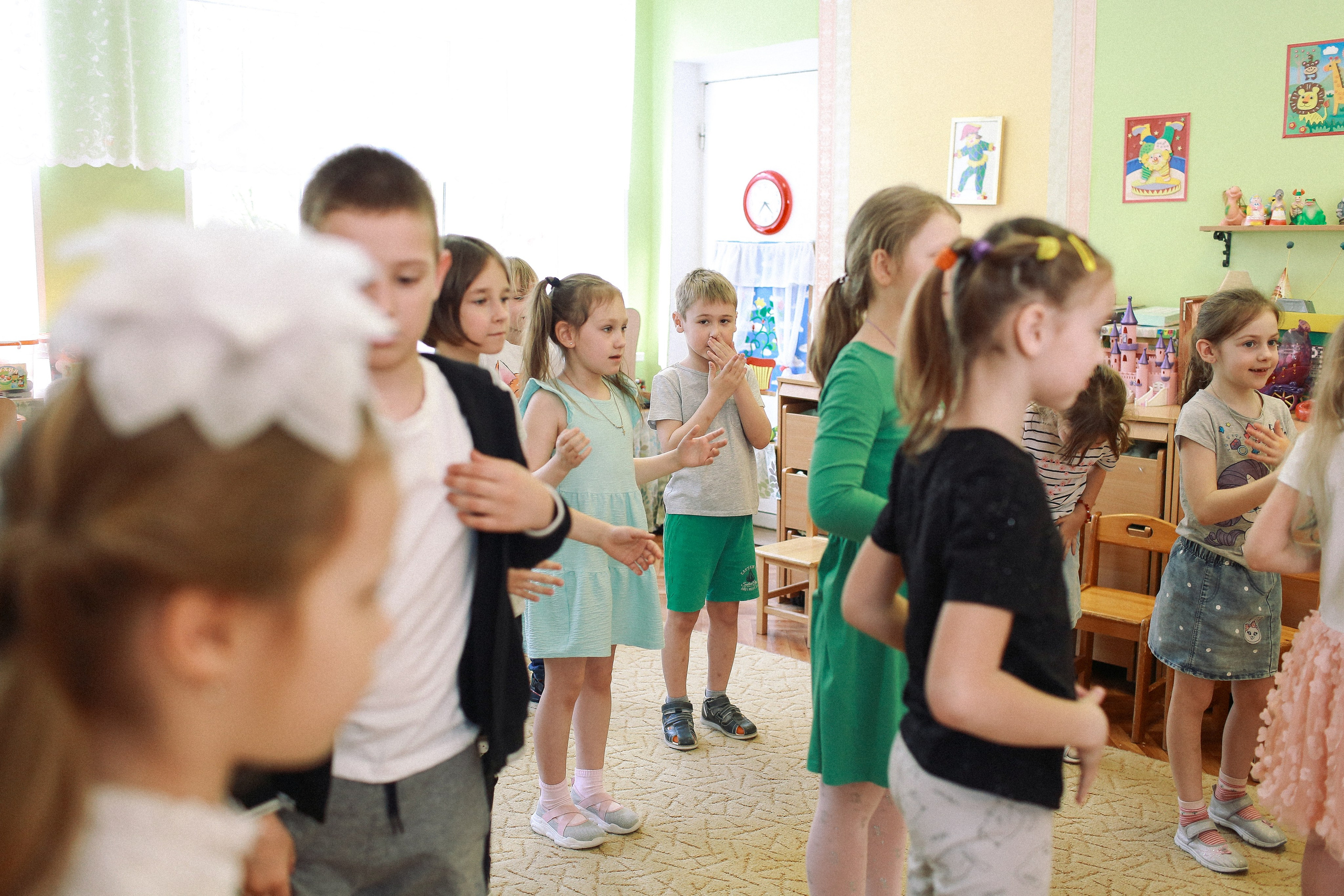 Детский садик будни. Съемки для жителей и гостей Петербурга