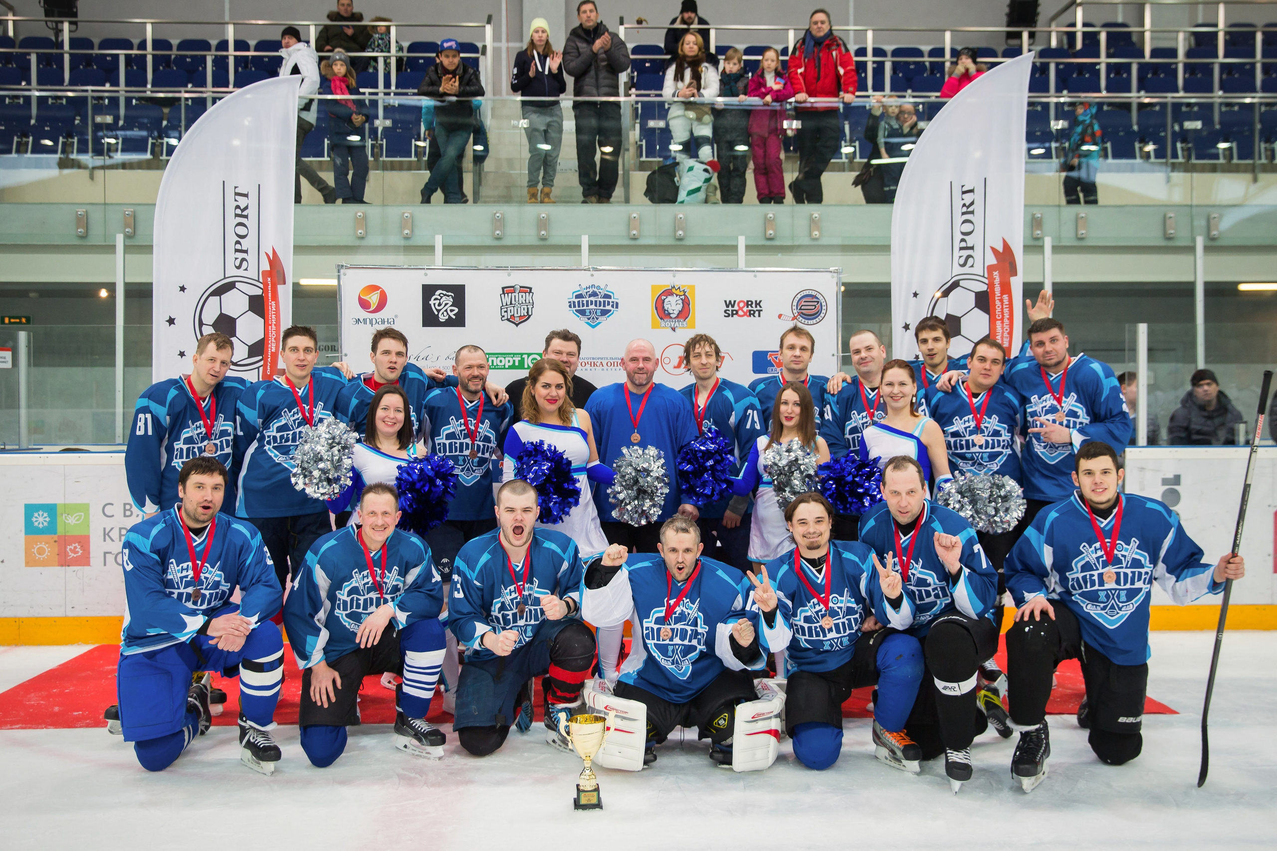 Хоккей для «Work&Sport». Снимаю съемки