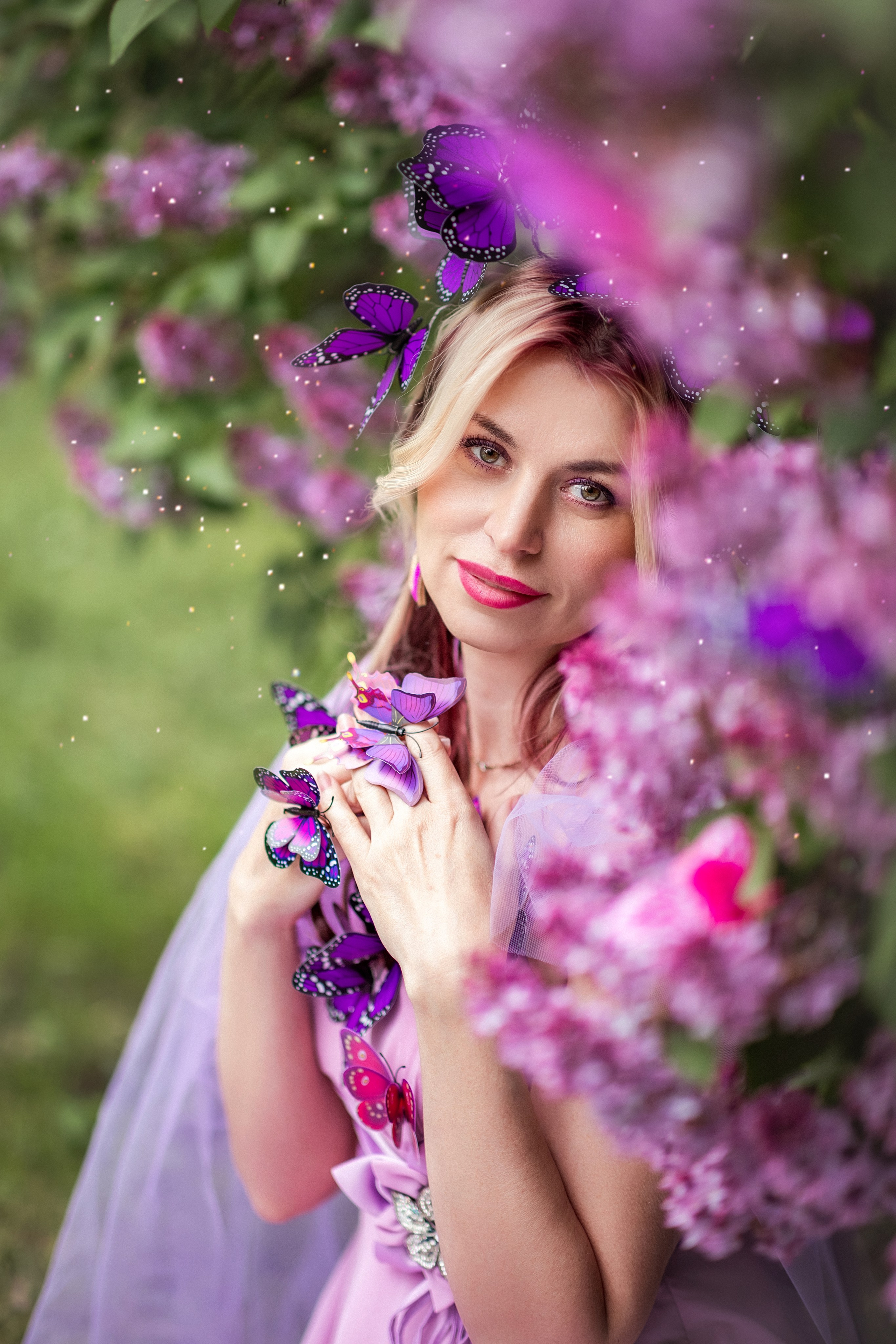 Фотопроект «фиолетовые Бабочки». Фотограф Алина Лебедь