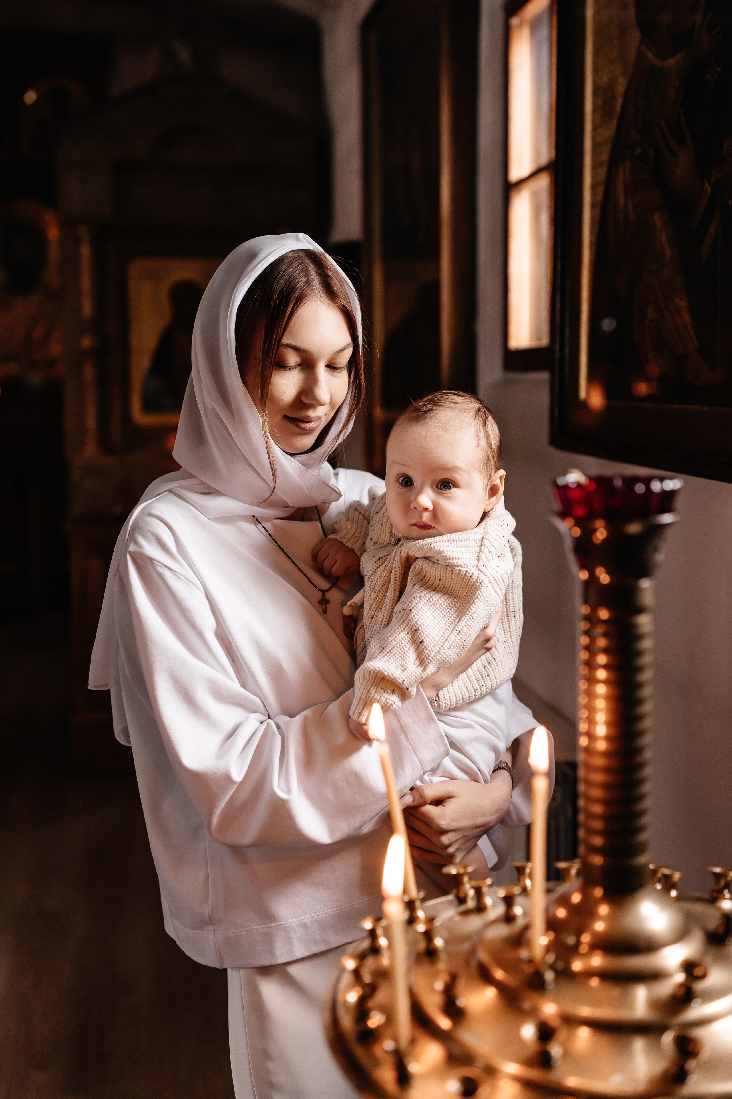 Крещение Артема. Семейный фотограф Минск Усова Ольга