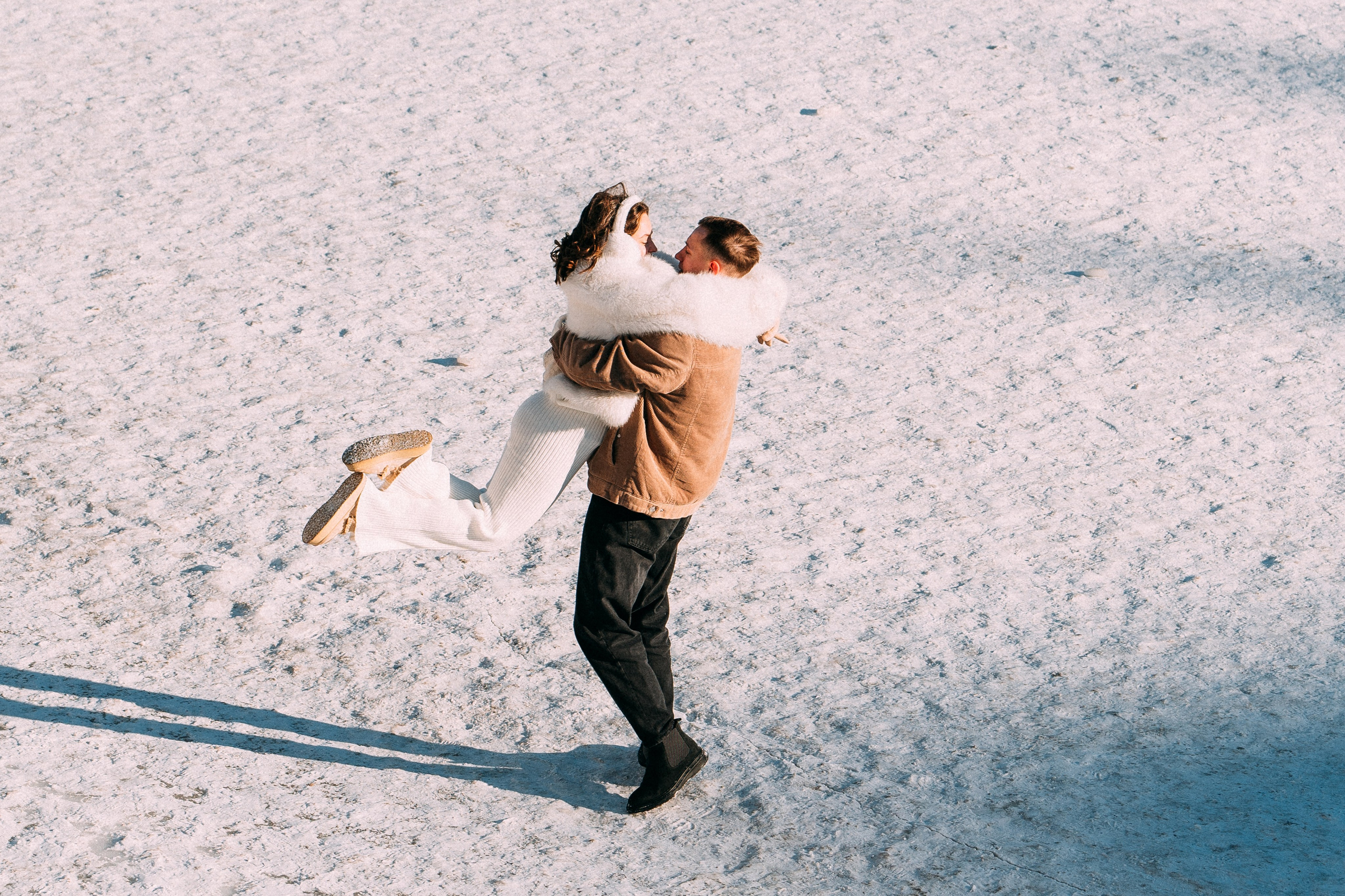 Лавстори на льду по рекам и каналам Санкт-Петербурга