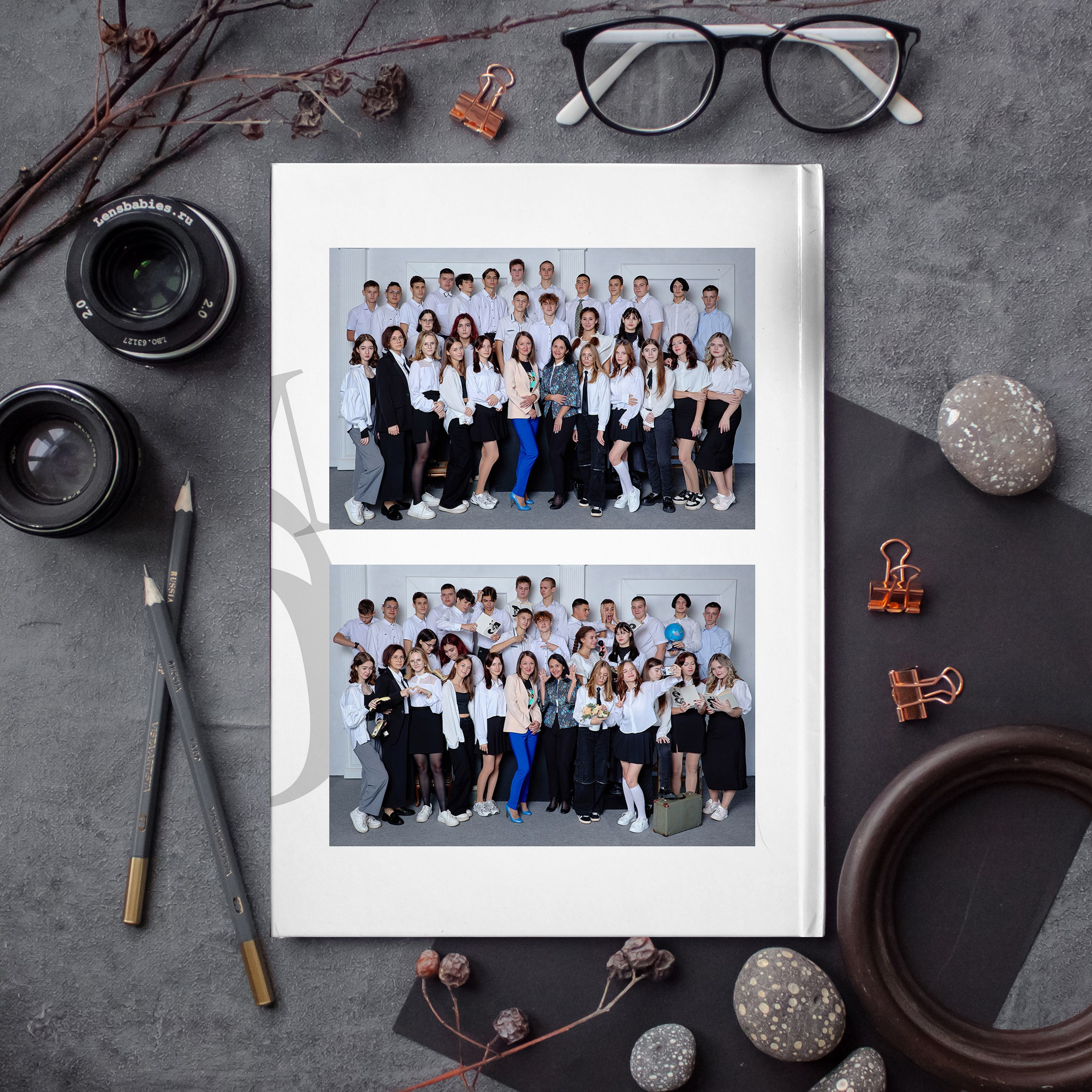 Виньетка Школьная. Фотограф Выпускные альбомы Таганрог Сергей Коробченко