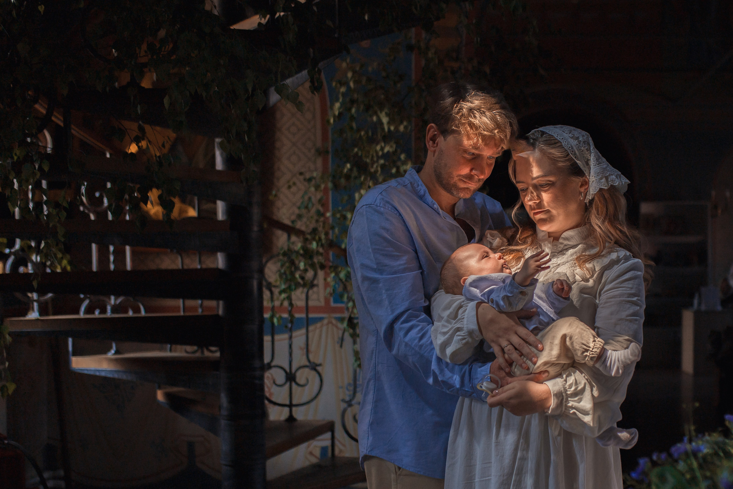 Крещение в Знаменской Церкви г. Переславль Залесский. Профессиональный фотограф в Москве и Мо Мария Шантарёва