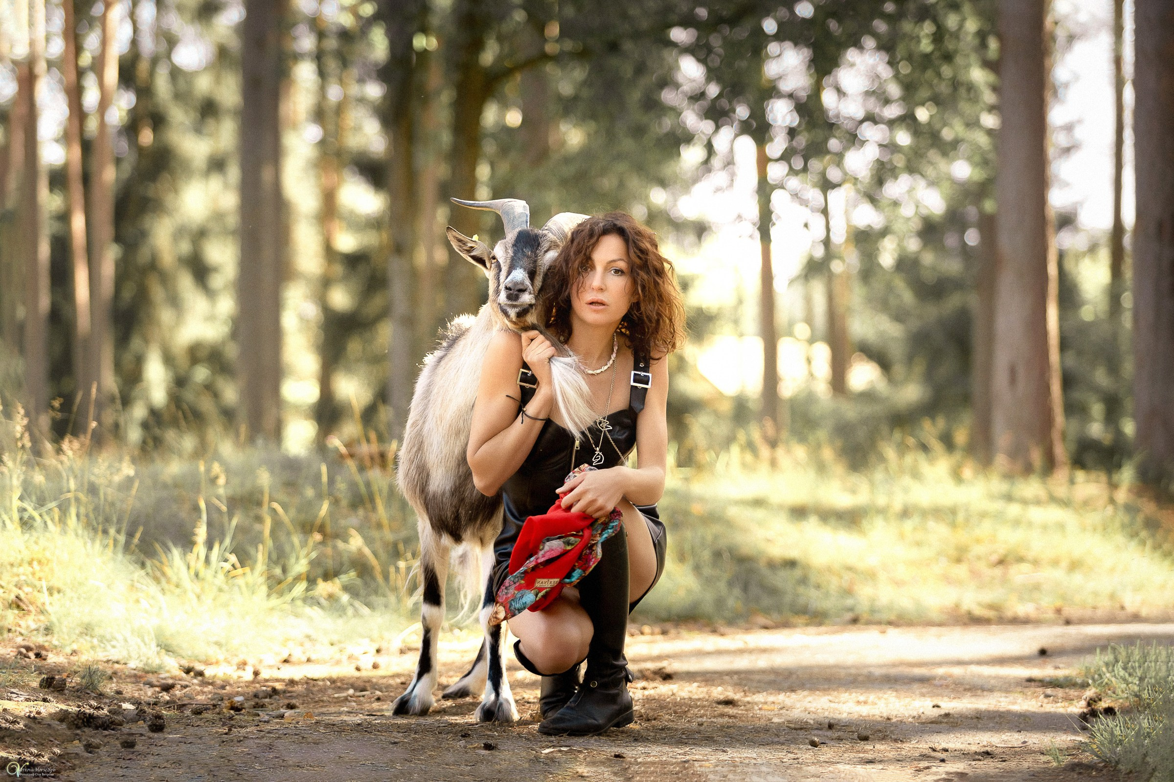 Марго и Козел. Фотограф женский и мужской портрет Санкт-Петербург