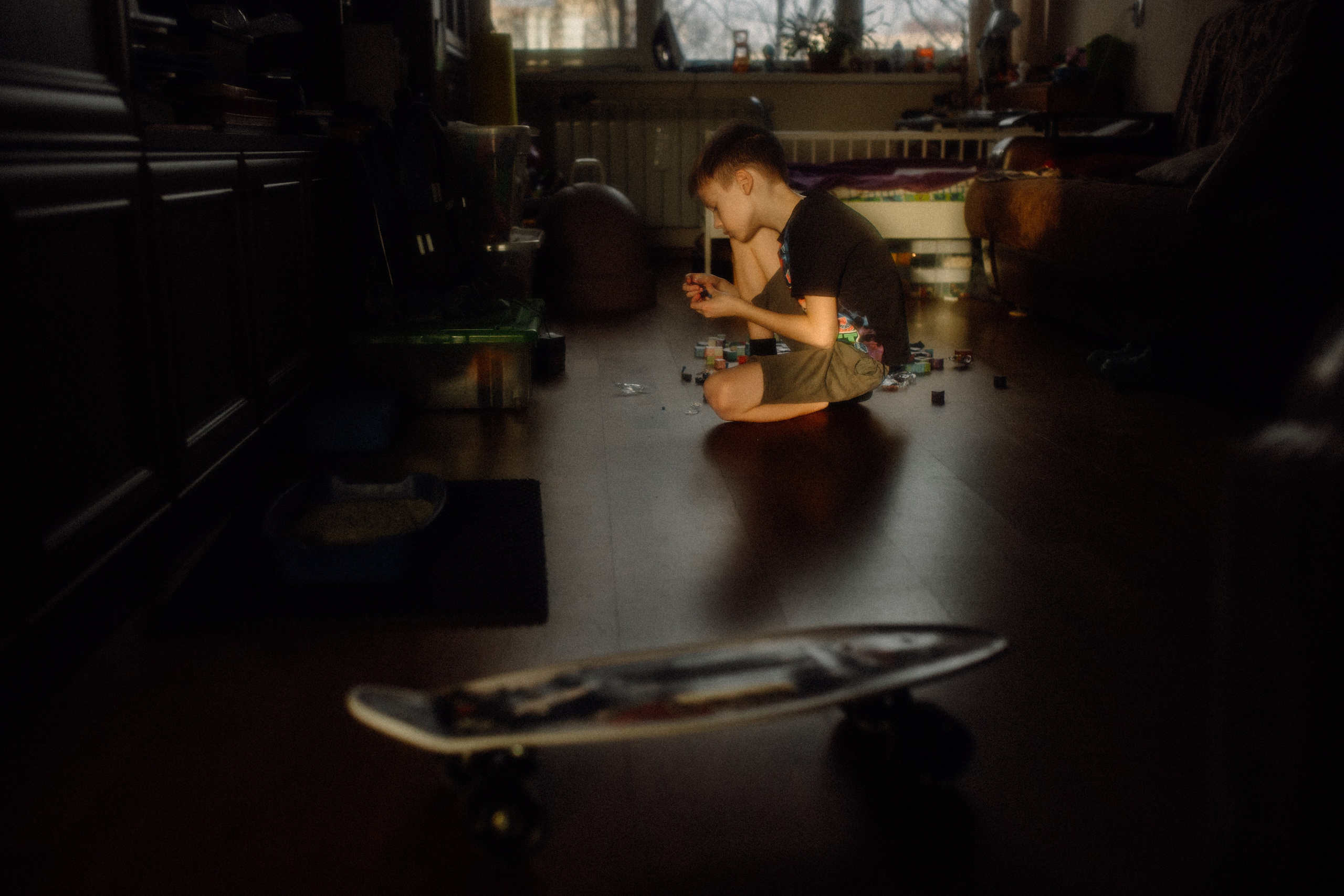 Мальчик, кот и Человек-паук. Семейный фотограф в Москве Марина Аргунова