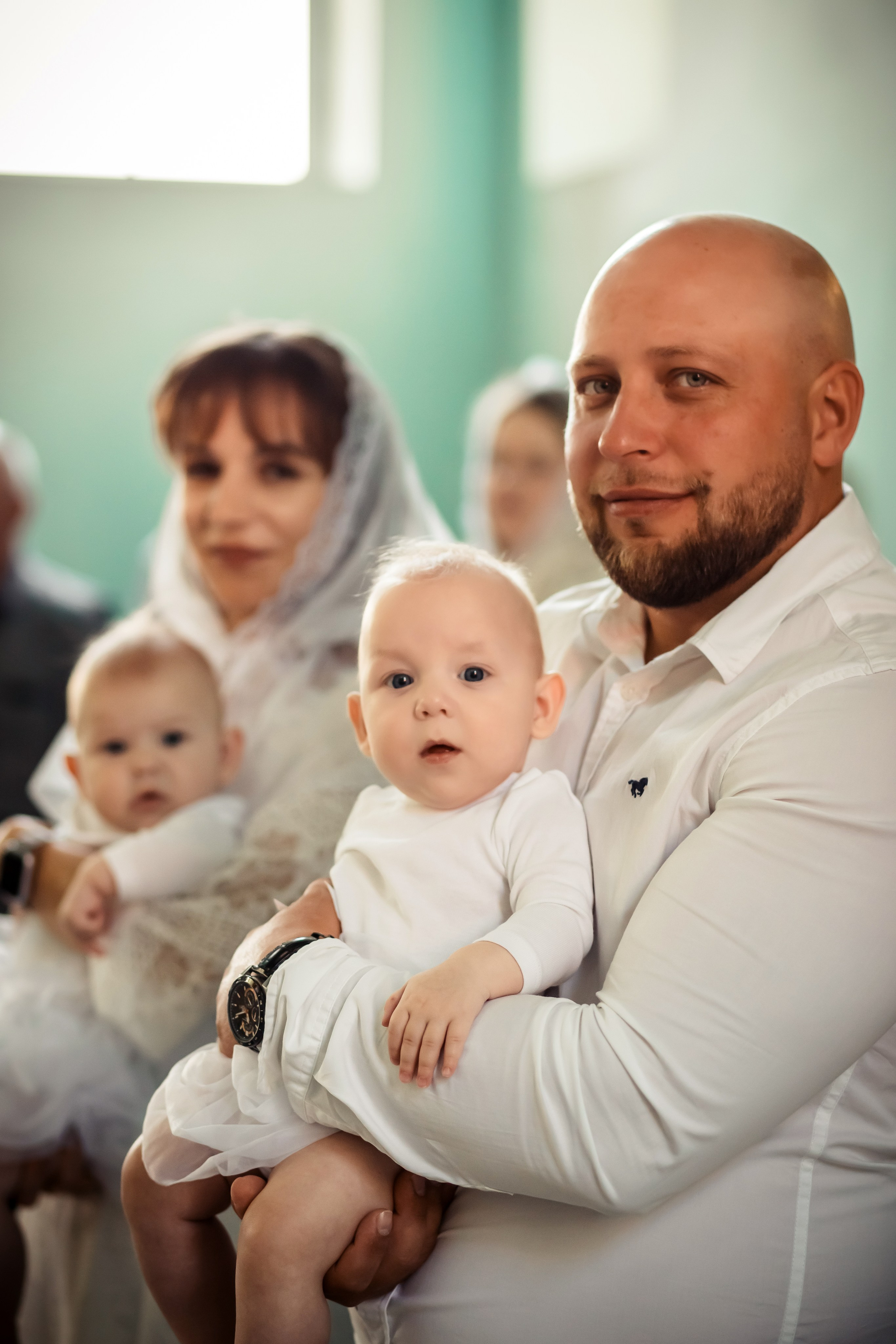 Крещение Милании и Эмилии