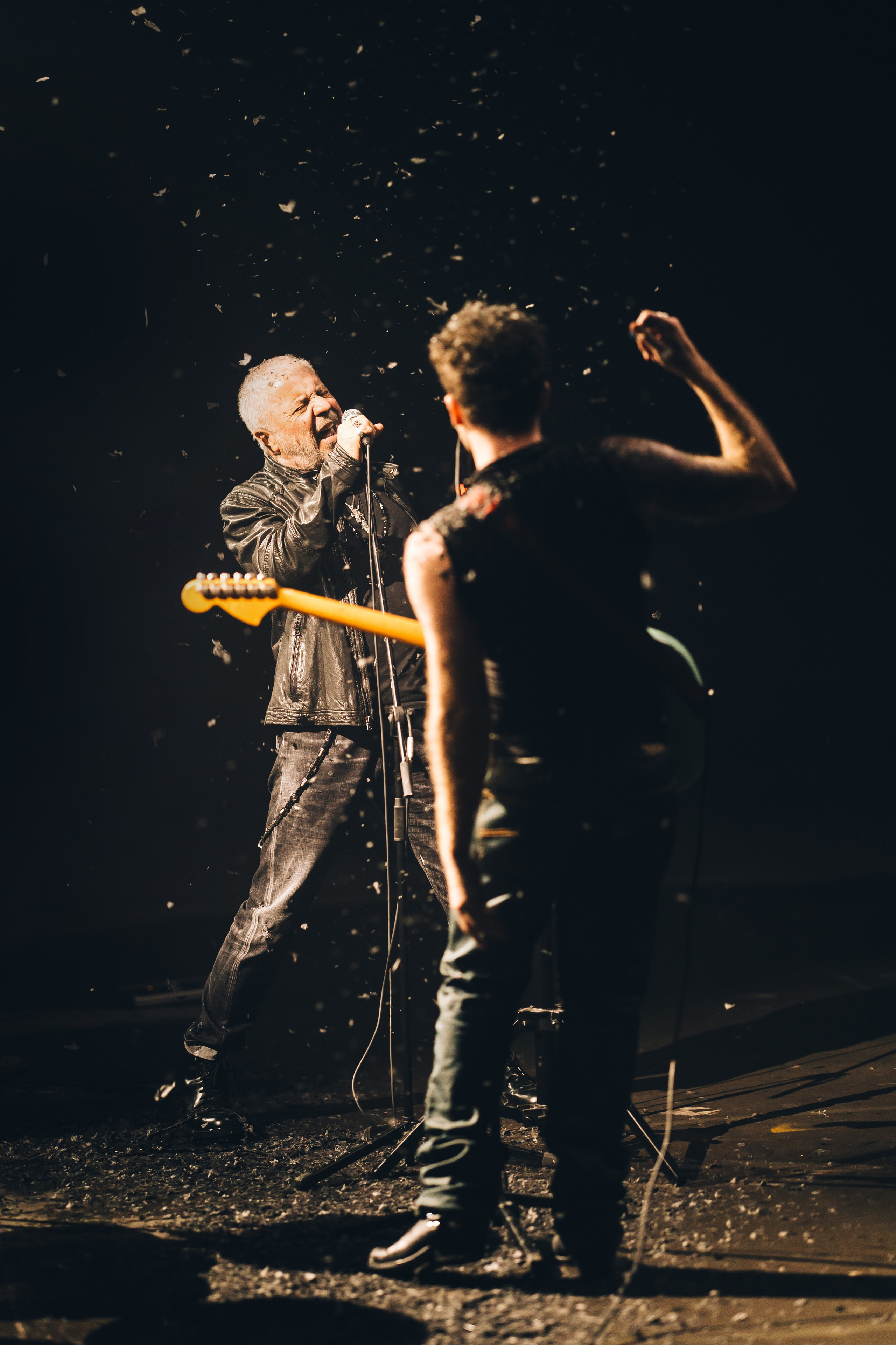 Soso Pavliashvili & Leo Kandelaki backstage, Moscow, Russia. Anna Atayan Photographer