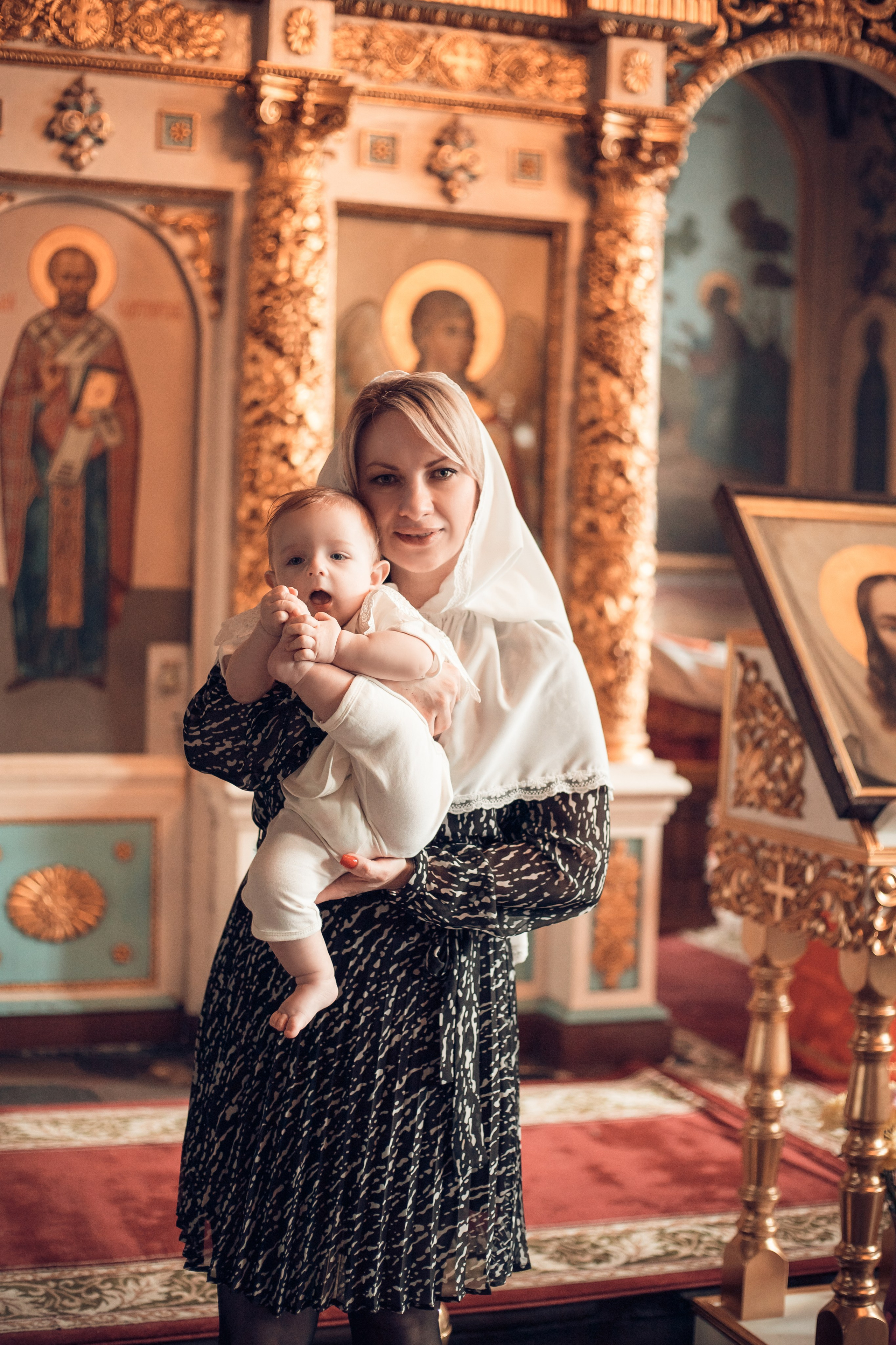 Таинство Крещения Ивана. Борисо-Глебский кафедральный собор. Семейный фотограф в Рязани и Рязанской области