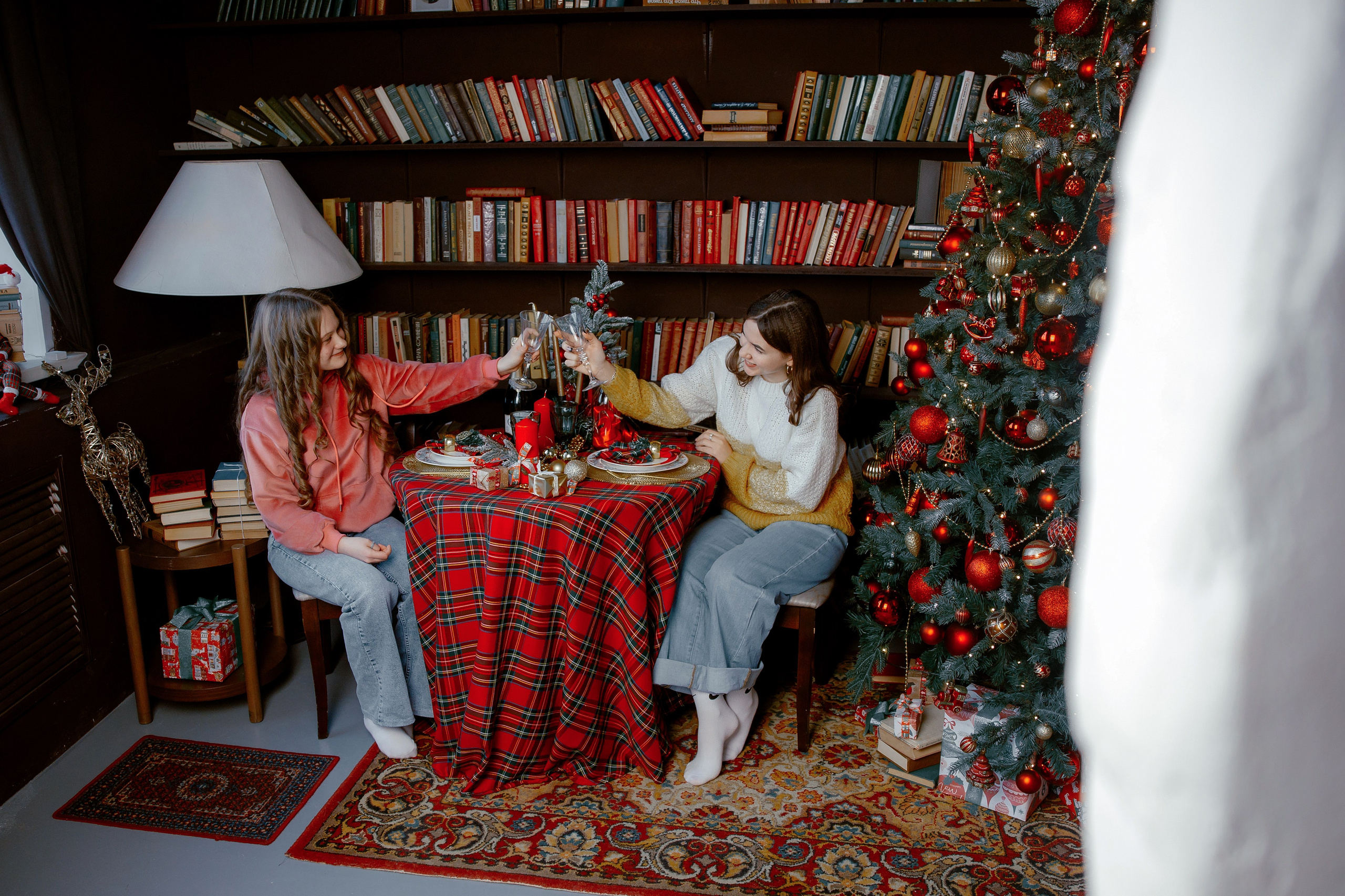 Новый год с подругой. Дмитрий Белим — Семейный фотограф в Омске | Фотосессии для беременных и малышей