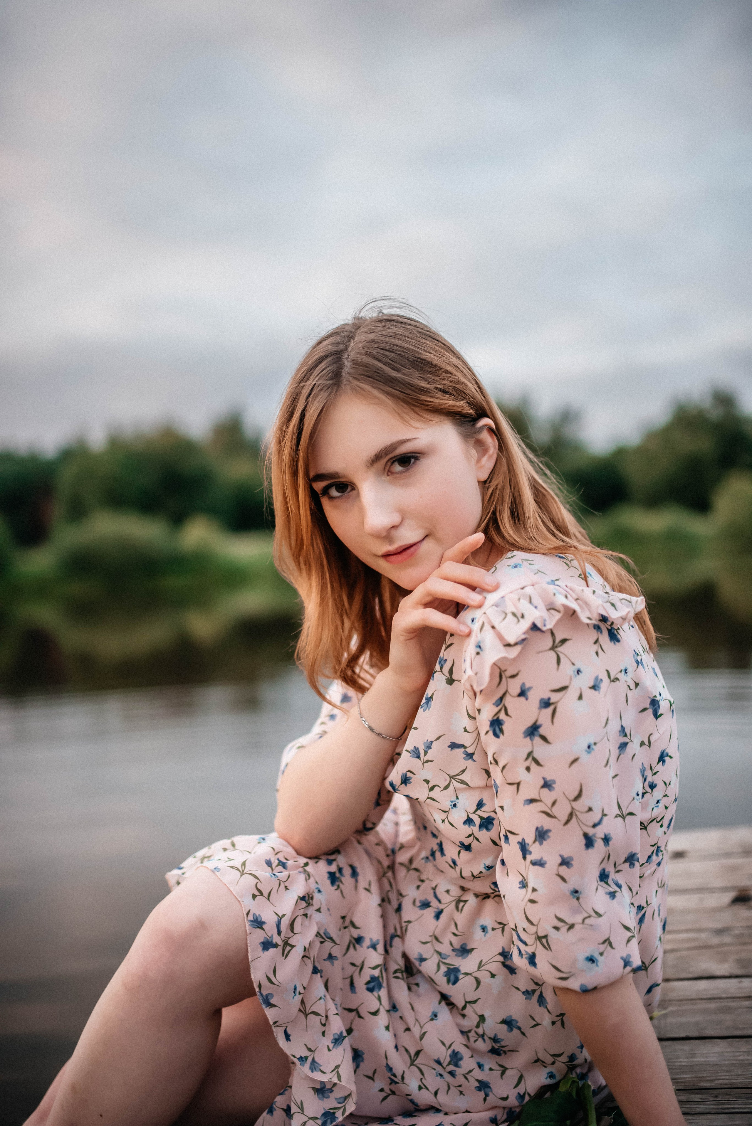 Маша, лето, закат. Главная