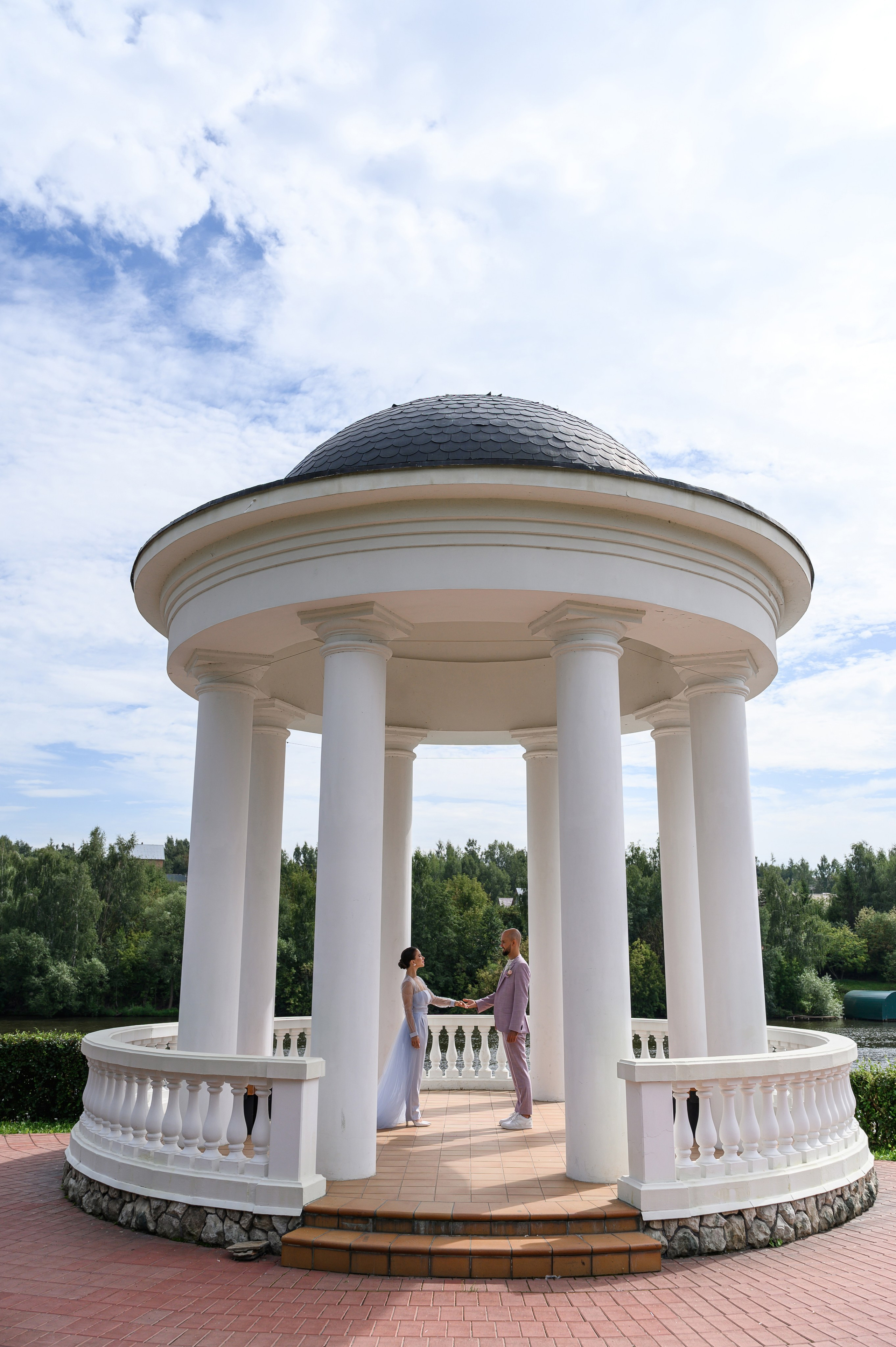 Свадебная фотосессия ресторан «Белый берег». Свадебный фотограф Москва Юрий Кульман