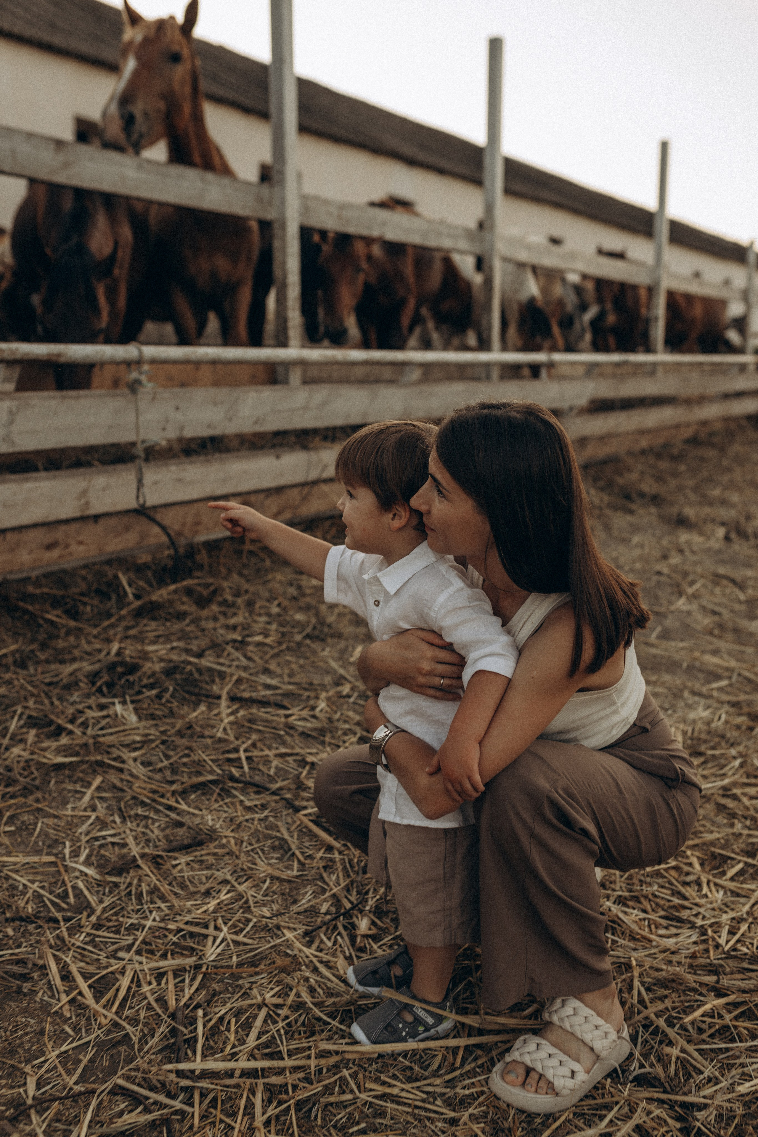 Миша Таня и Лев на ферме. Семейный фотограф в Новороссийске и Анапе Александра Яковлева