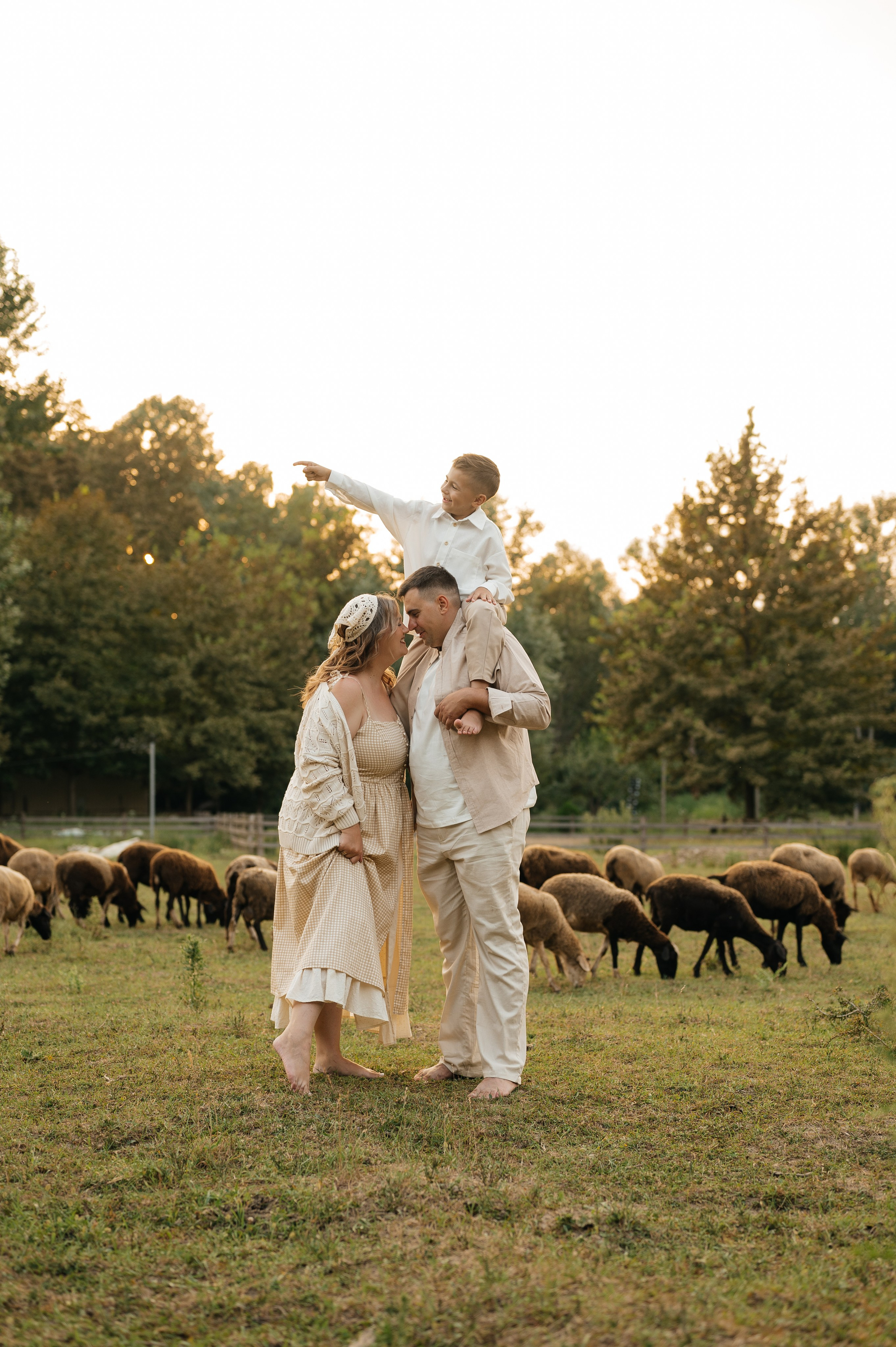 Семейная фотосессия на ферме. Свадебный и семейный фотограф в Краснодаре Алина Мельник