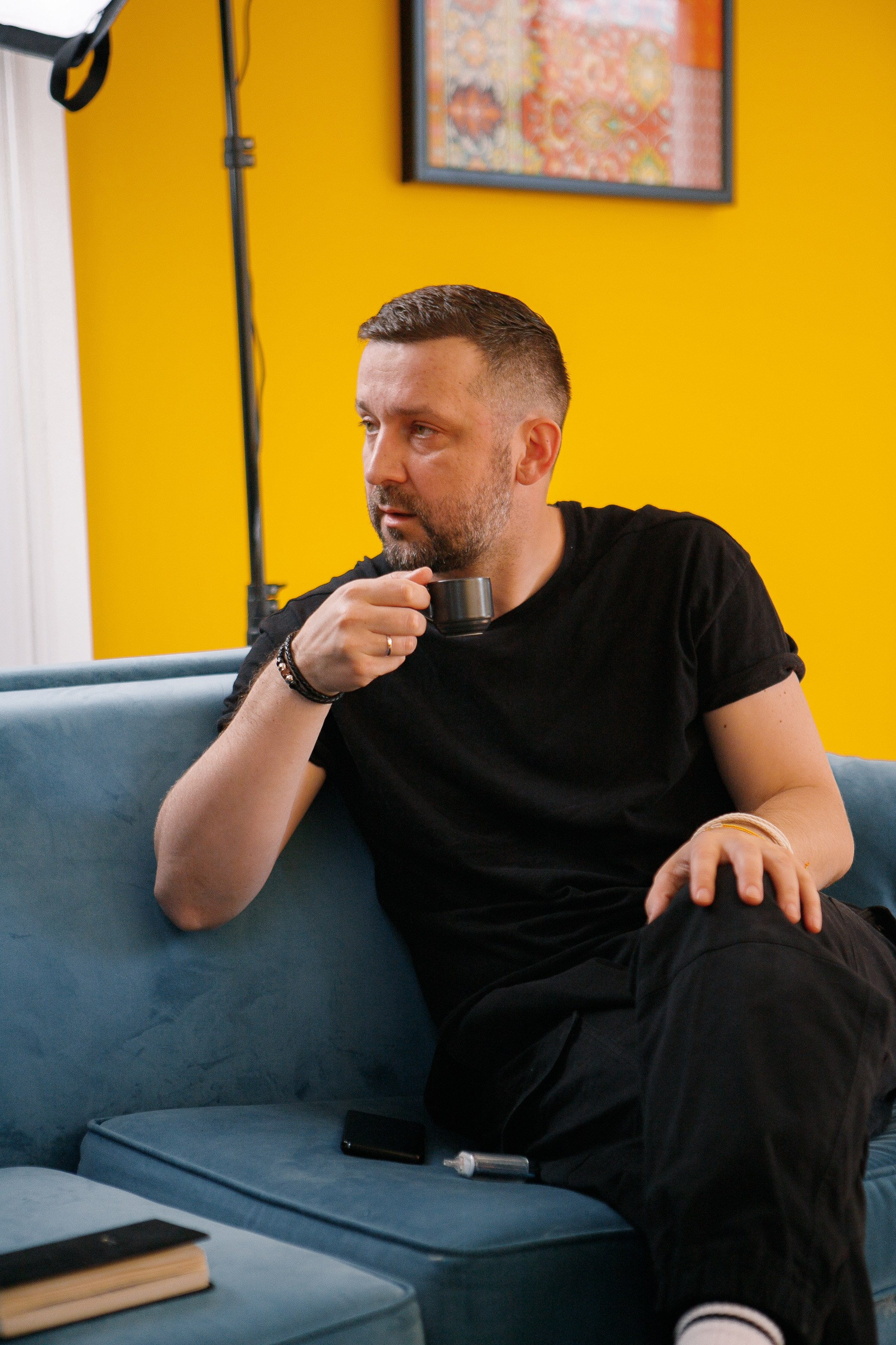 Интервью Ирины Шихман с Русланом Белым. Фотограф Анастасия Кулешова