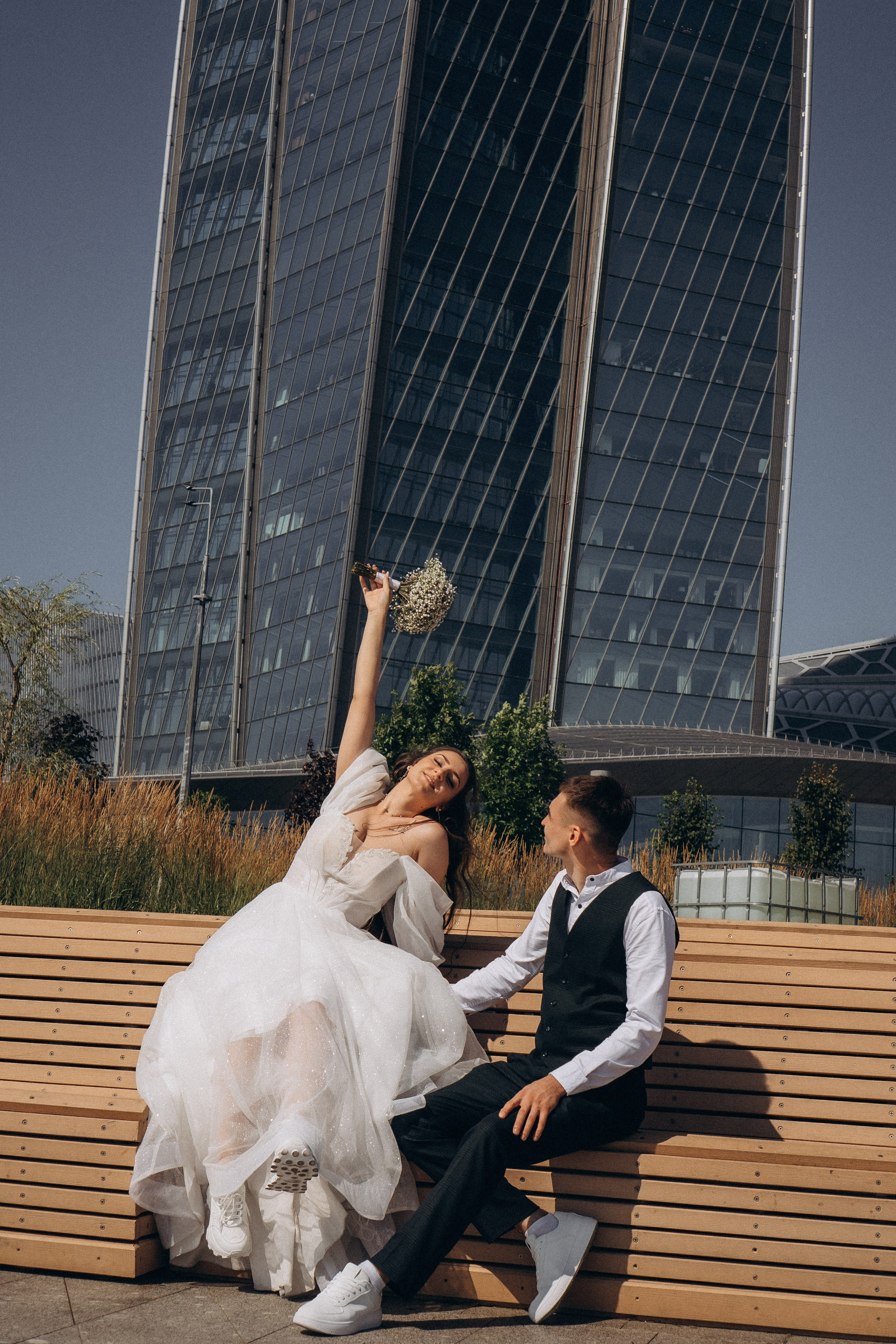 СВАДЕБНАЯ СЬЕМК В ПАРКЕ 300-ЛЕТИЯ. Профессиональный фотограф, Санкт-Петербург — Виктория Богомолова