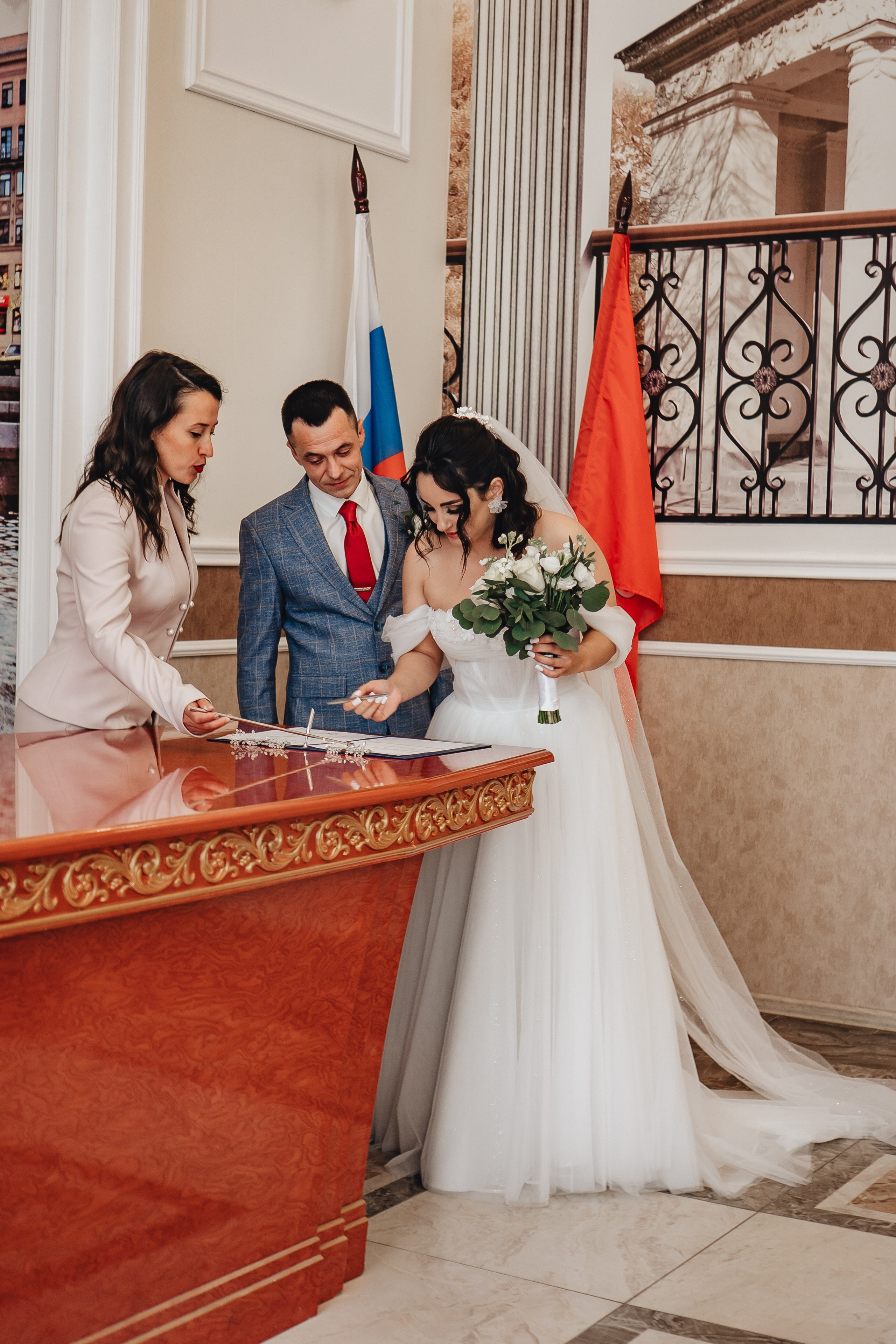СВАДЕБНАЯ СЬЕМКА В ЗАГСЕ НА МОСКОВСКОМ ПРОСПЕКТЕ. Профессиональный фотограф, Санкт-Петербург — Виктория Богомолова
