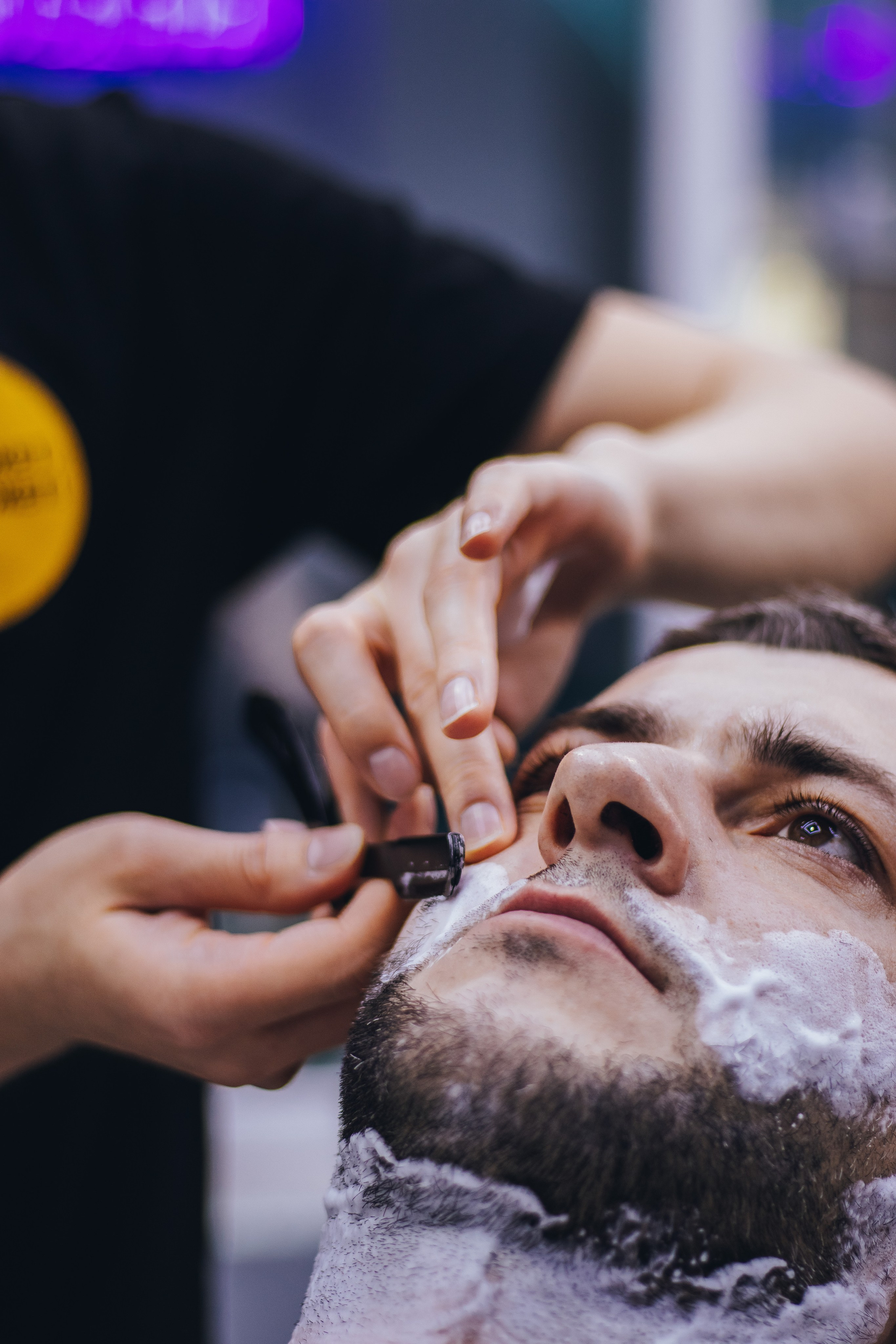 Barbershop Dad. Content shooting. KRIS KRUPINNIKOVA