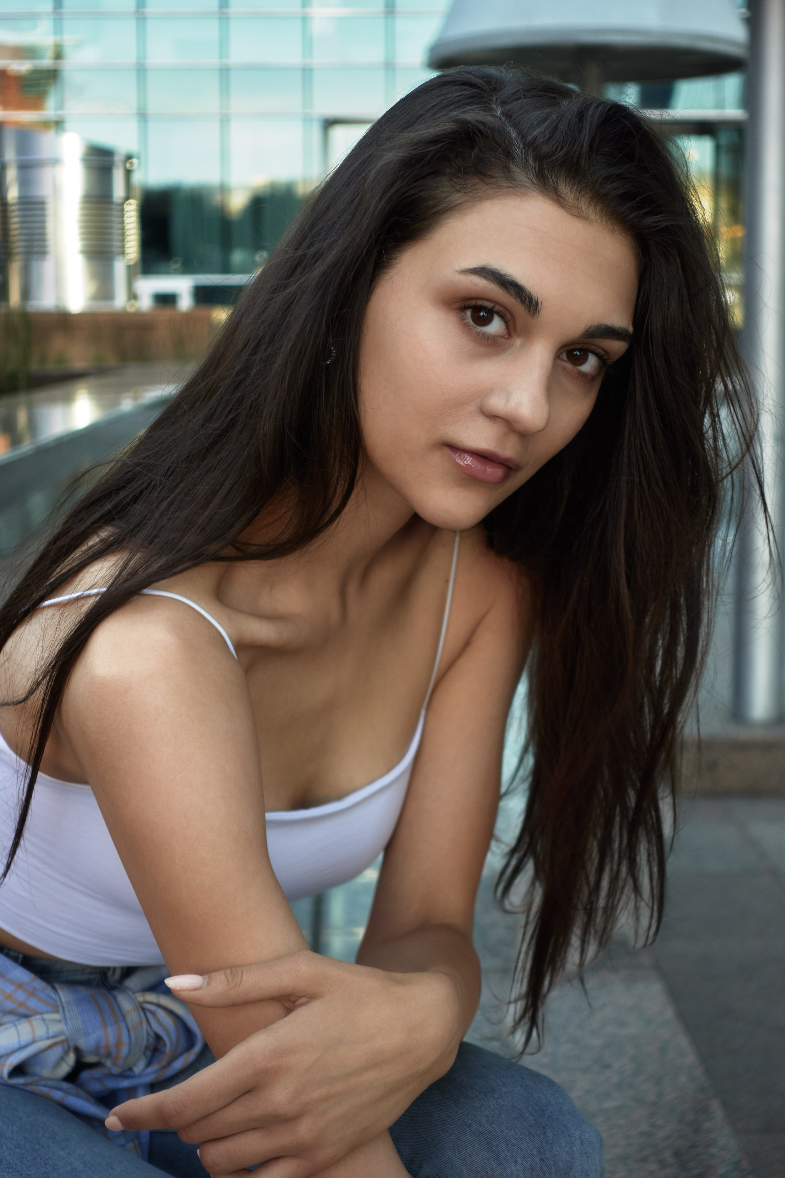 Модельная съёмка на «дюймовую» камеру. Фотограф в Москве Михаил Елизарьев