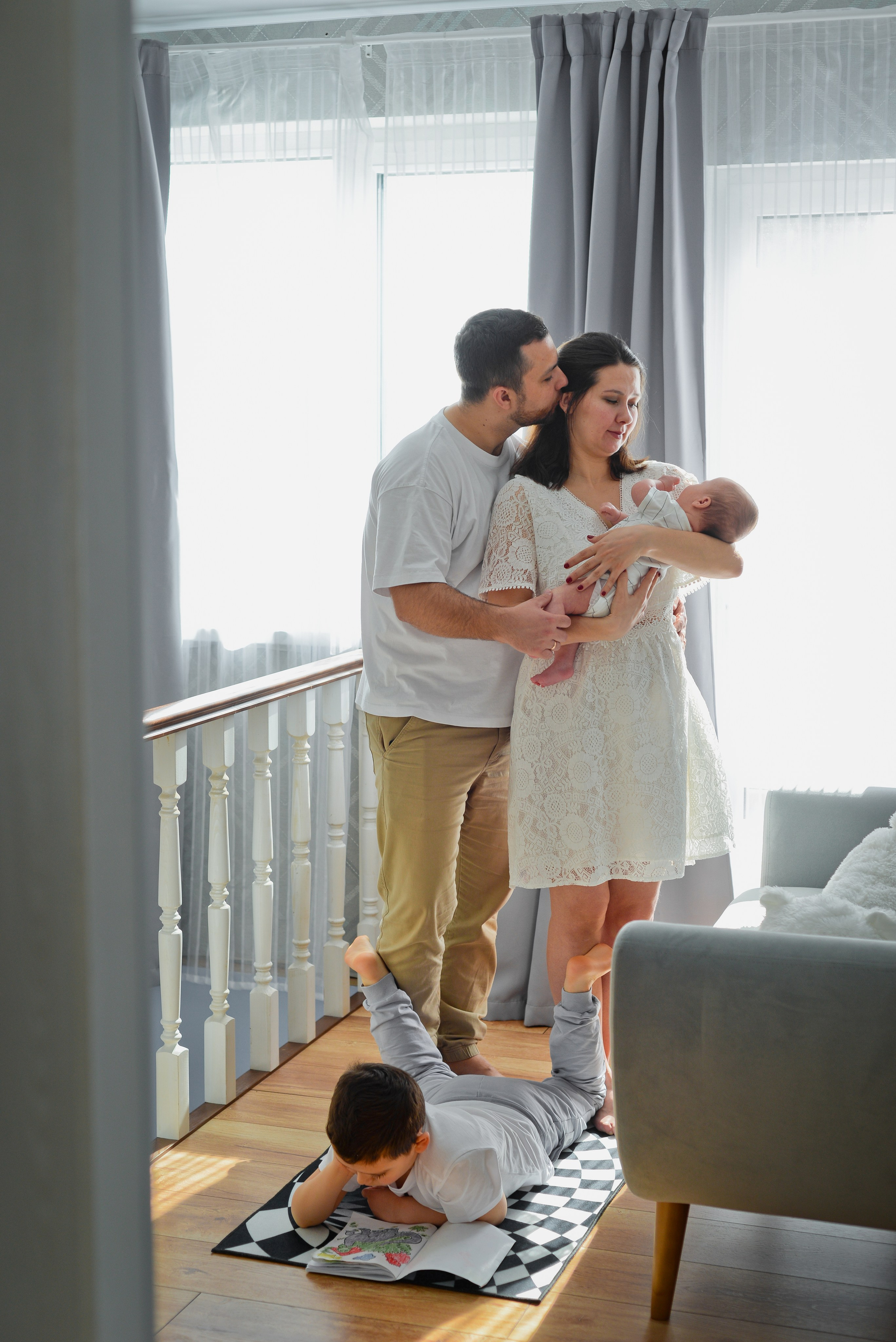 Мария, Владимир и мальчики. Семейный фотограф в Санкт-Петербурге Лена Ильина