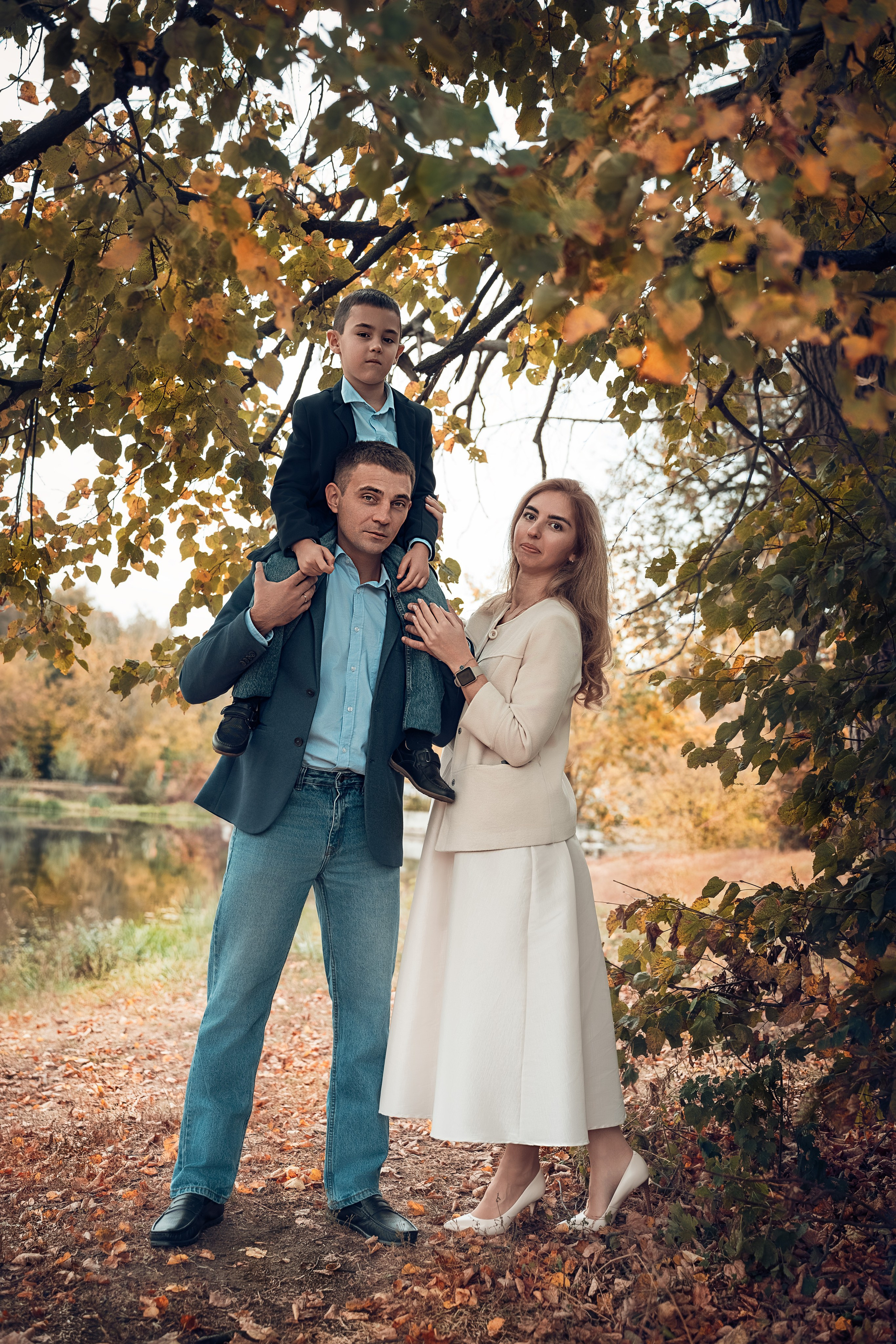 Семейный фотограф в Москве | Фотосессия семьи с детьми Юлия, Дмитрий и Костя
