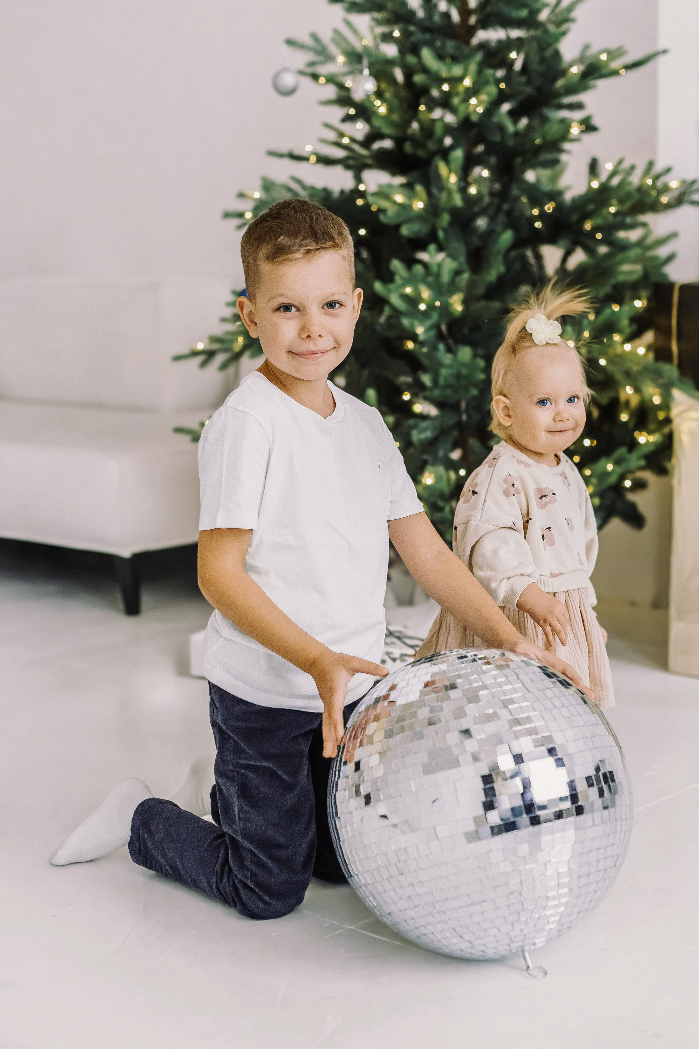 Семья, новый год. Портретный и семейный фотограф в Минске