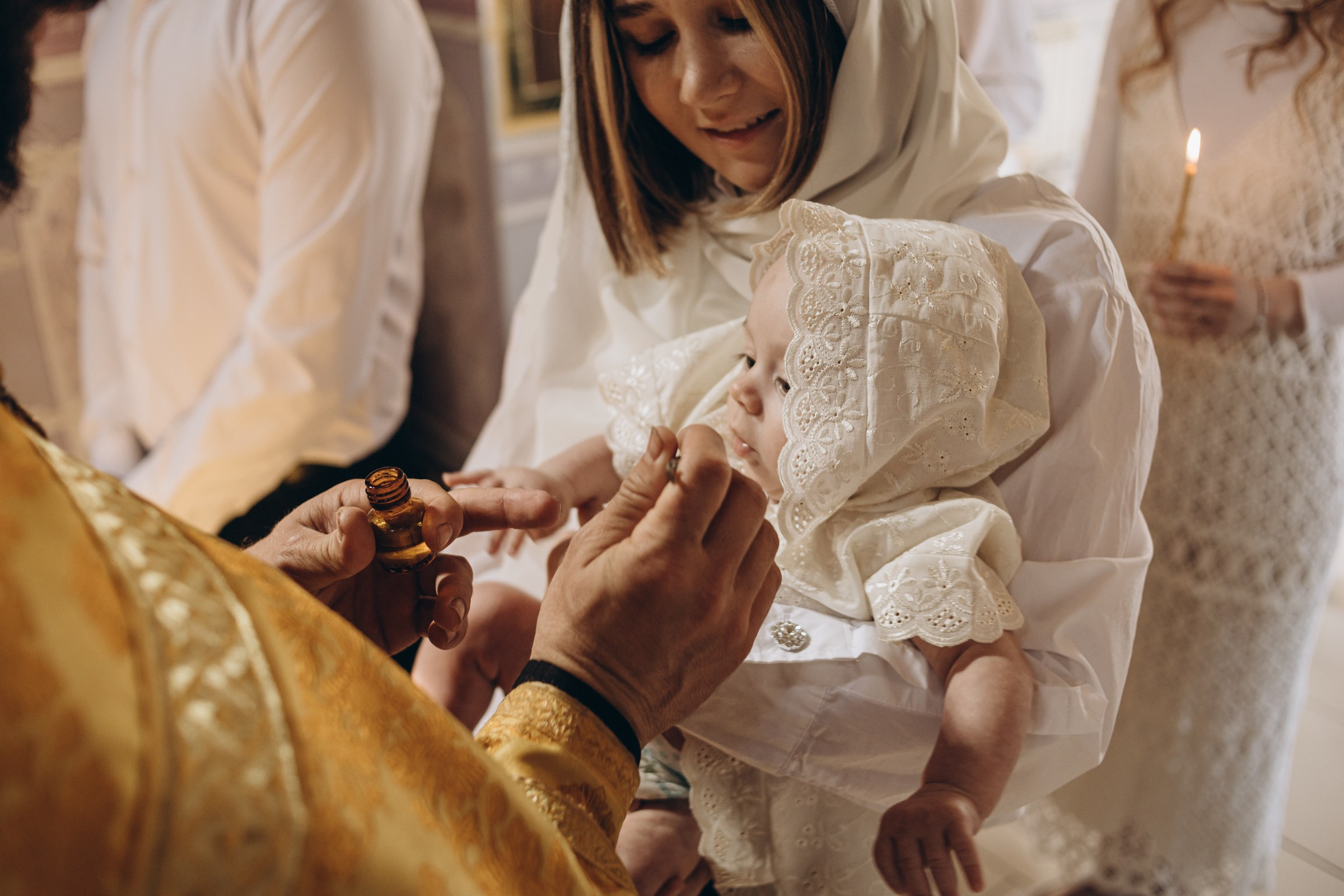 Крещение. Семейный фотограф в Волгодонске Краченцева Анна