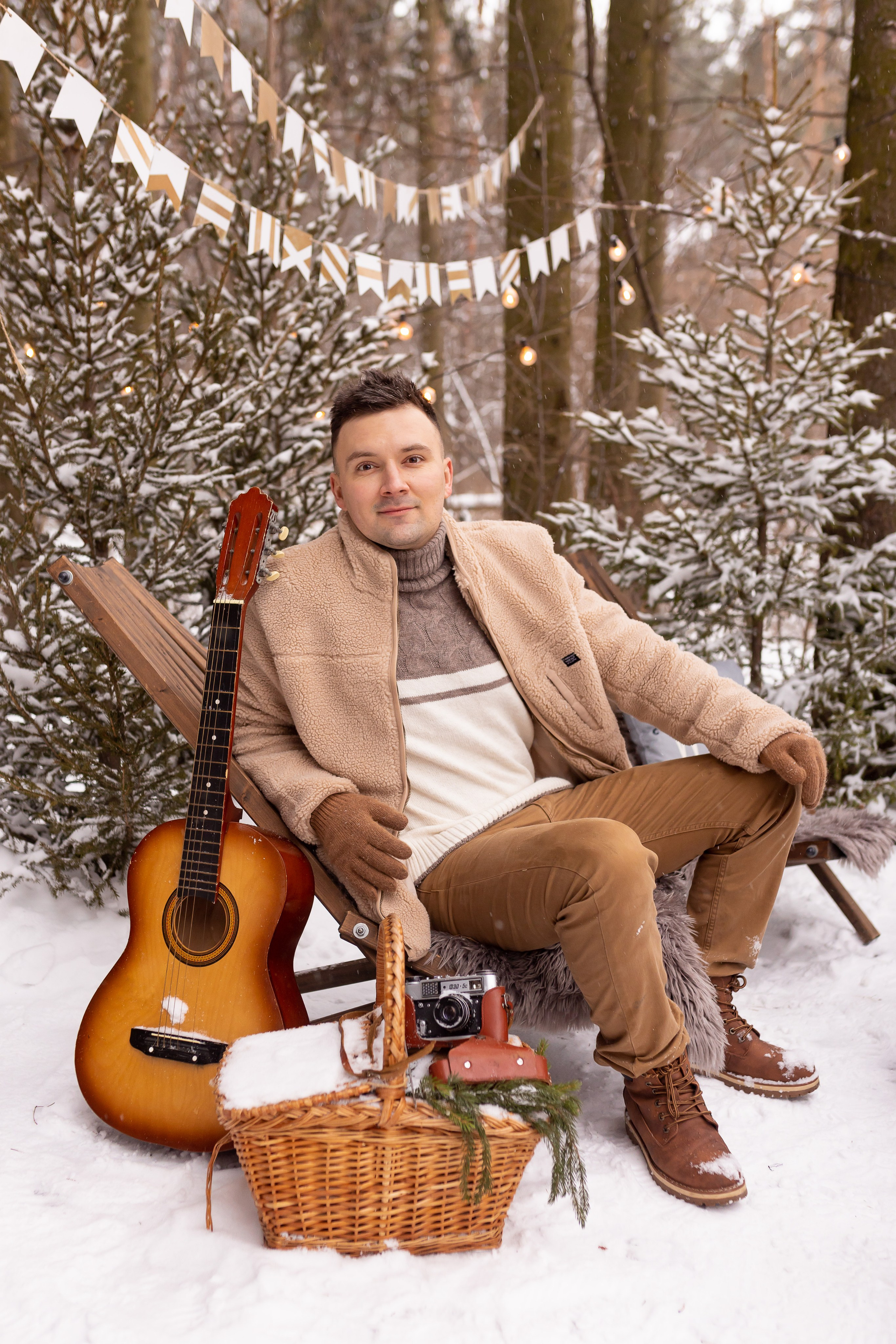 Первый снег в Декабре 2024. Семейный и детский фотограф в городе Подолск МО Крылова Ирина