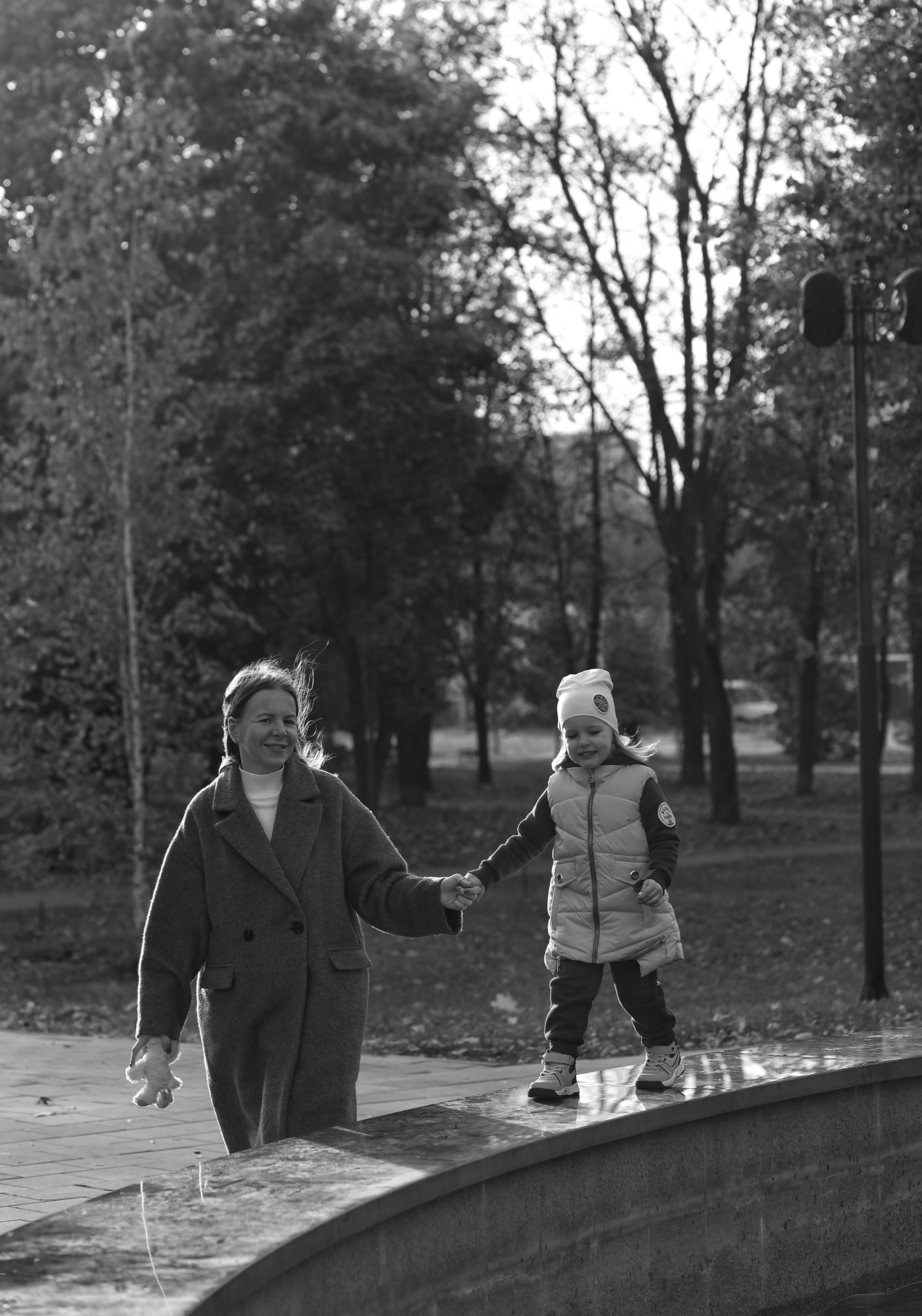 Осенняя фотосессия в парке. Портретный фотограф Москва