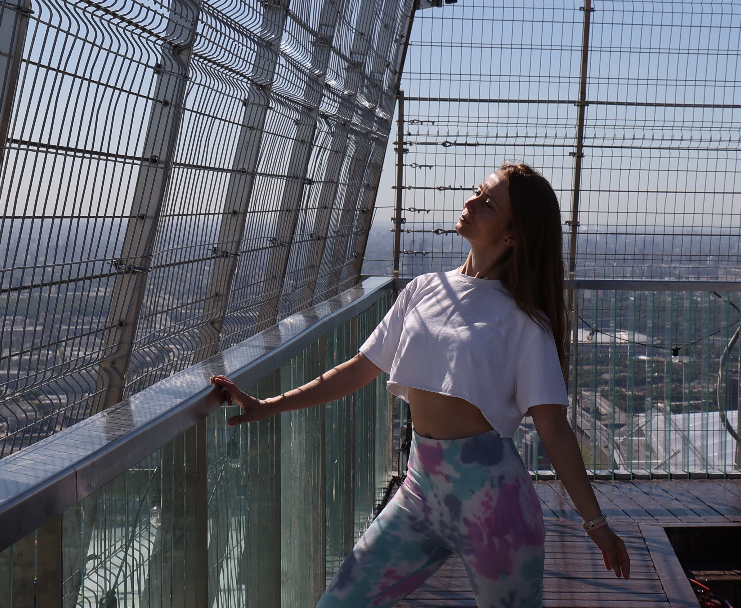 Йога на крыше Москва-Сити. Портретный фотограф Москва