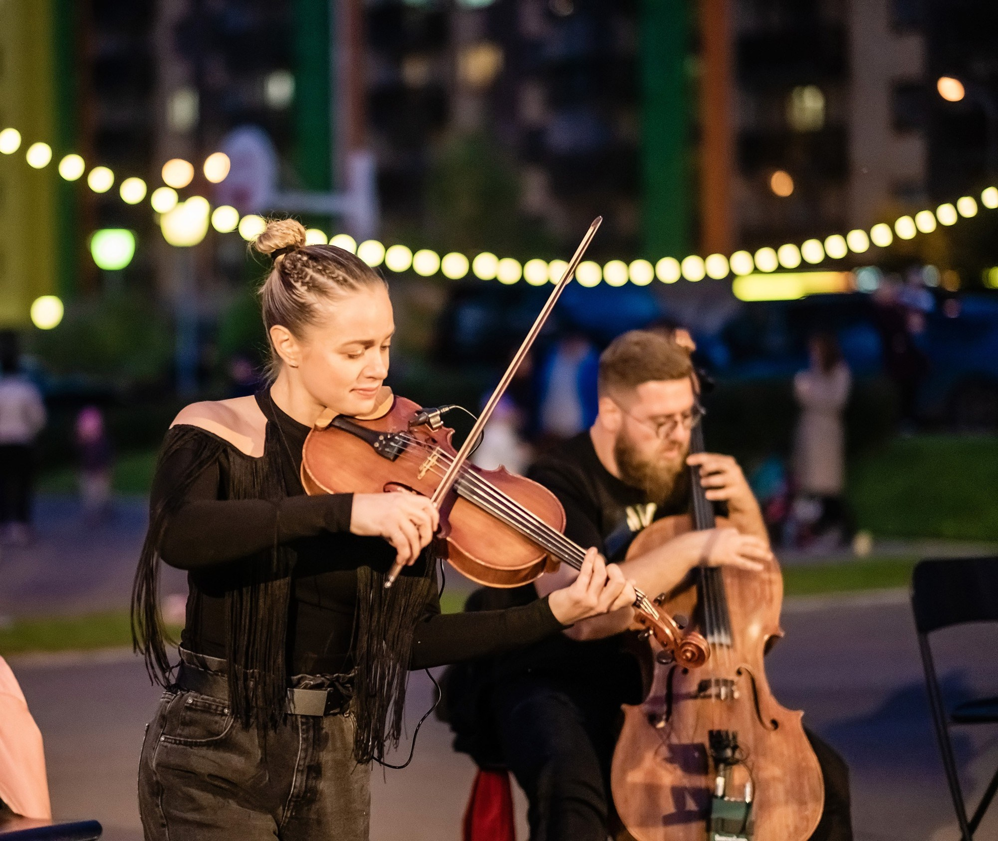 Уличный концерт группы Мel Band в Красноярске