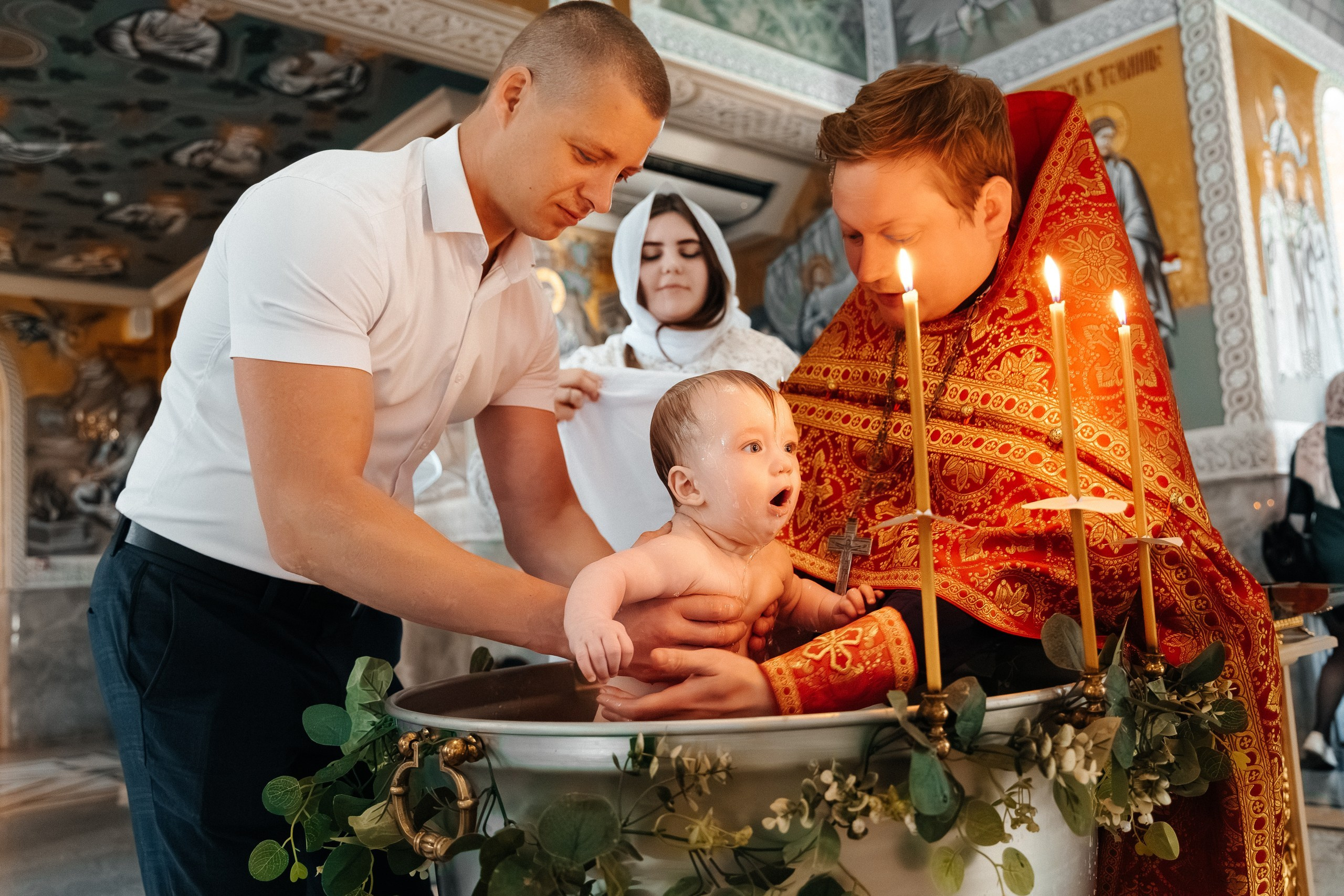 Крещение | Храм в Родных Просторах. Фотограф Марина Верятинская | Краснодар