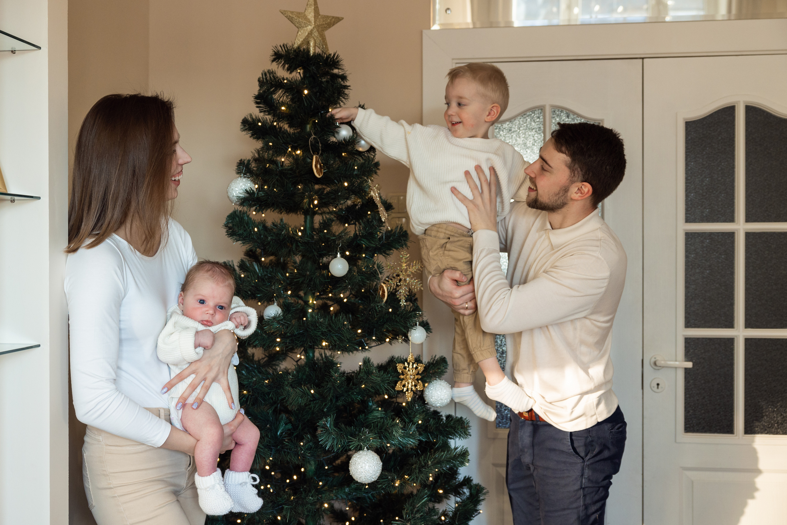 Домашняя фотосессия. Фотограф Крещение, Выписка москва