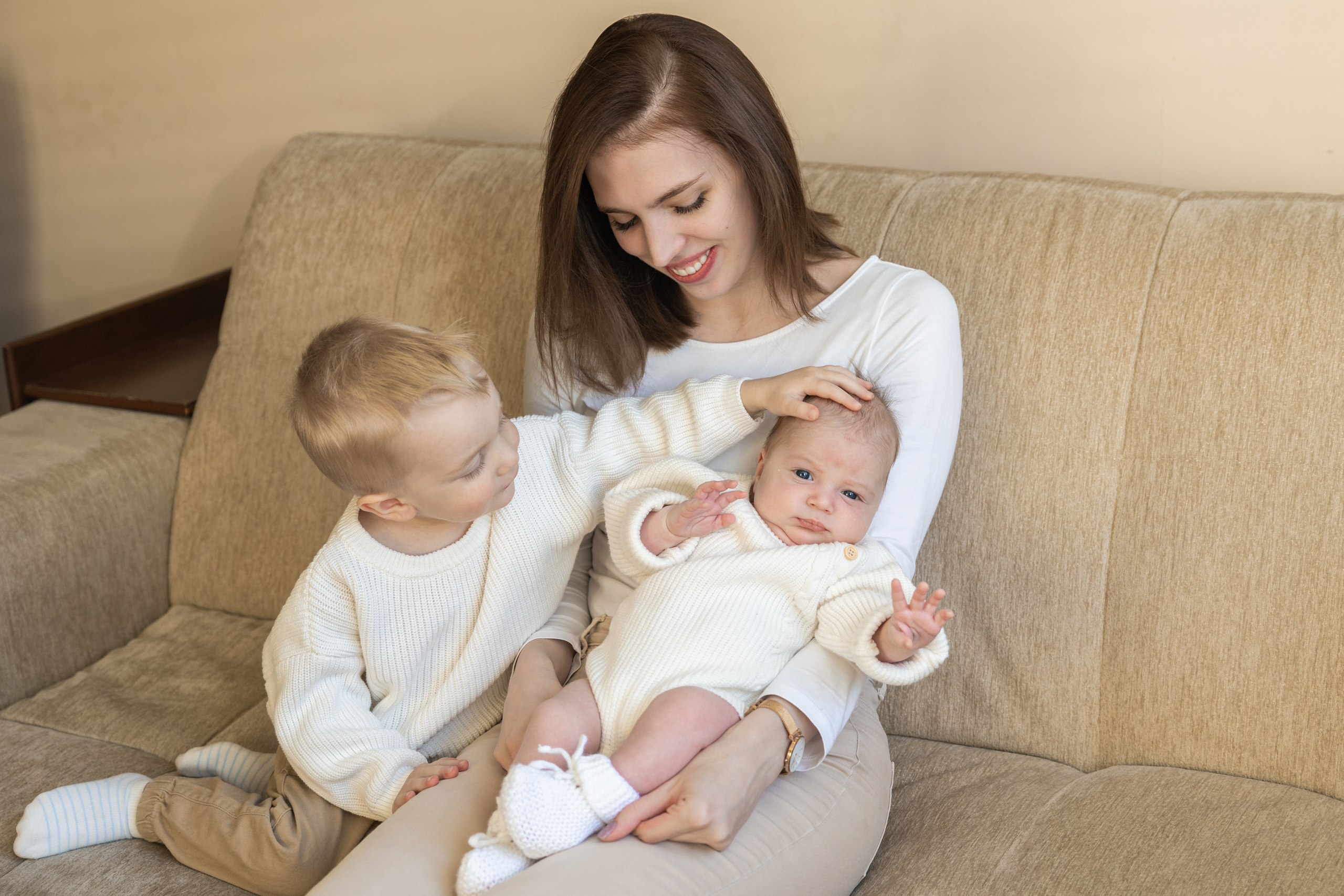 Домашняя фотосессия. Фотограф Крещение, Выписка москва