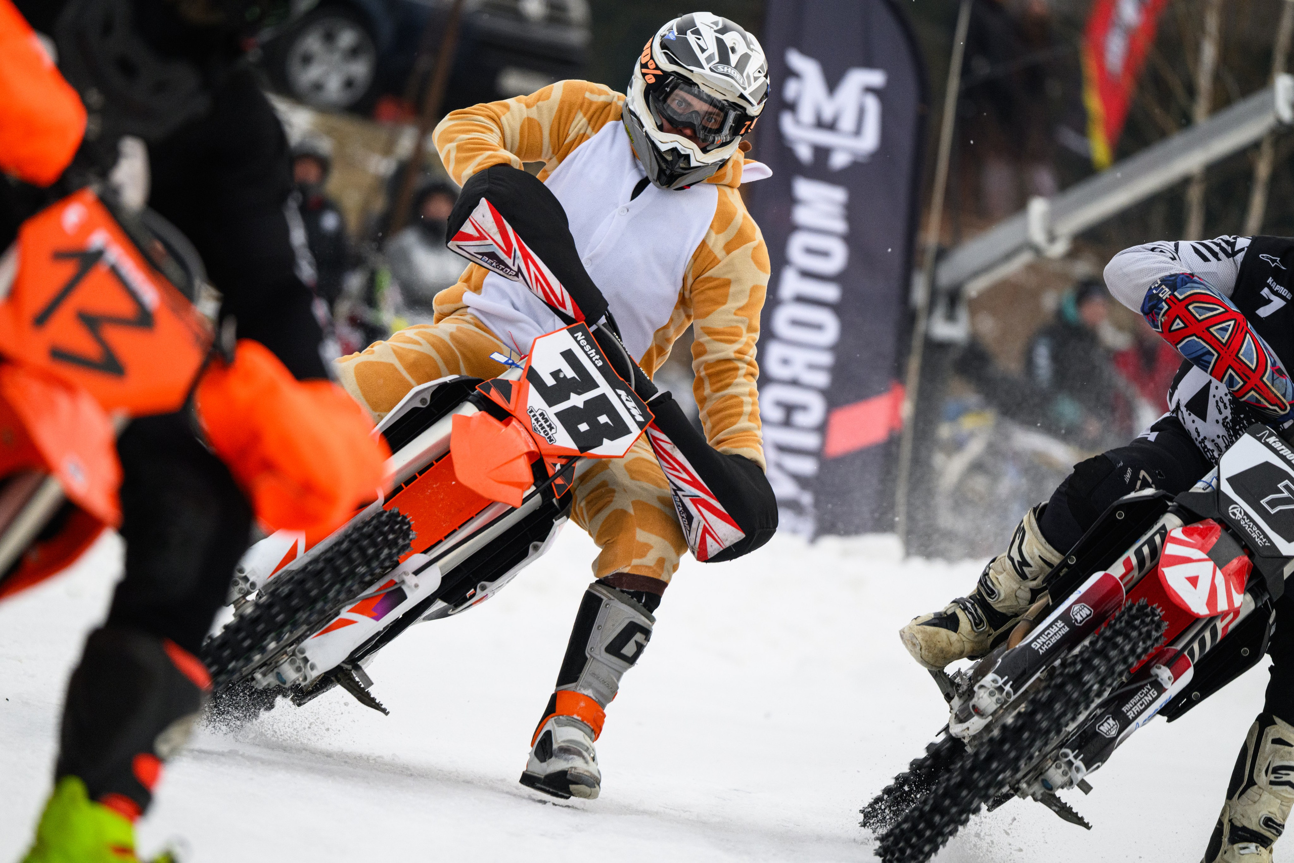 КУБОК МФР по мотокроссу на льду MX-SPEEDWAY, Анархия Рейсинг, Анатолий Ушаков, Мотокросс, Спидвей, Мотогонки, фотограф Антон Медведев, icoguar, Крылатское