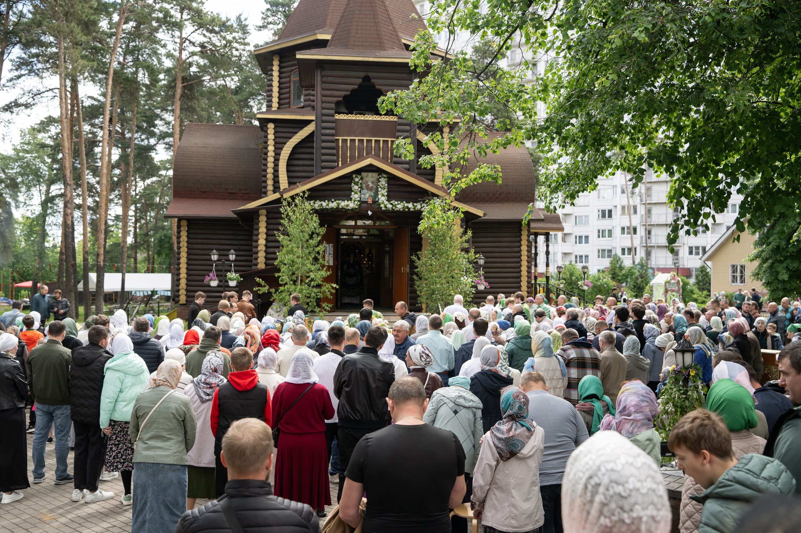 Престольный праздник в храме Троицы Живоначальной. Фотограф Москва/Подмосковье