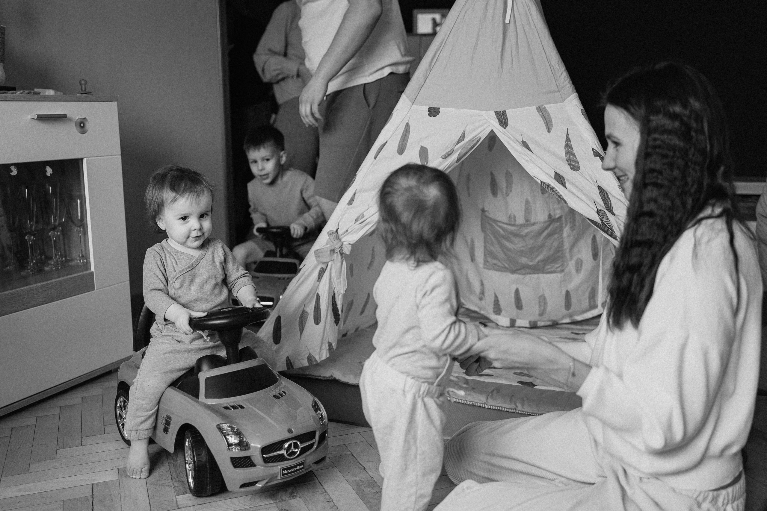 Николай, Ирина, Денис, Вика, Ника. Фотограф беременности и материнства в Москве Мария Менендес-Гонсалес