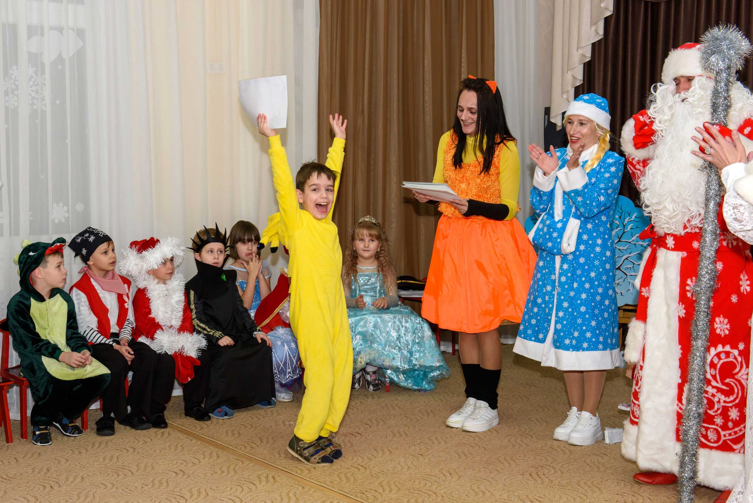 Новогодний утренник в детском саду. Семейный и детский фотограф в г. Геленджике Ольга Бурдюк