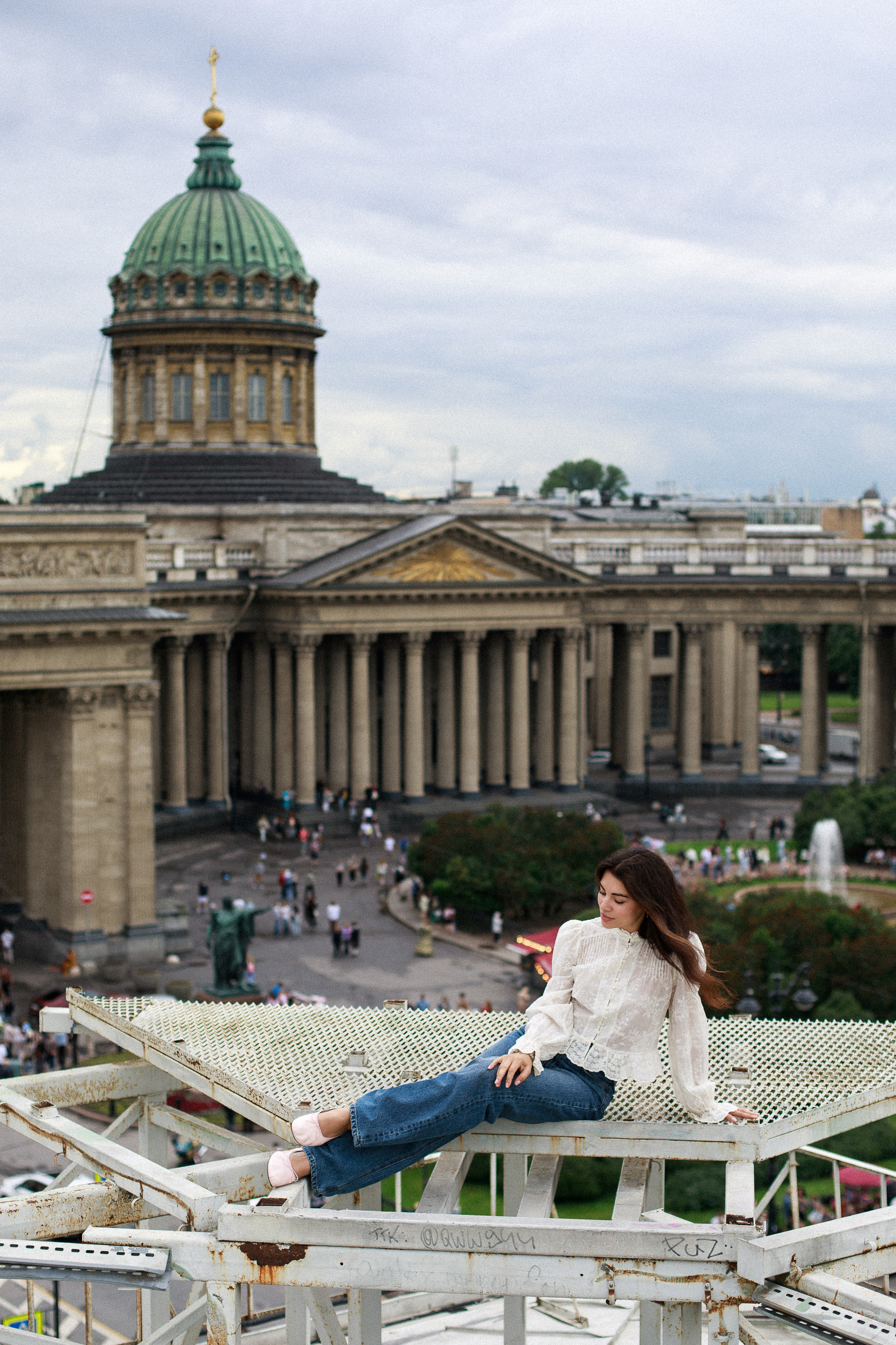 Прогулка у Казанского собора с Ириной. Фотограф в Санкт-Петербурге Таня Михайлова